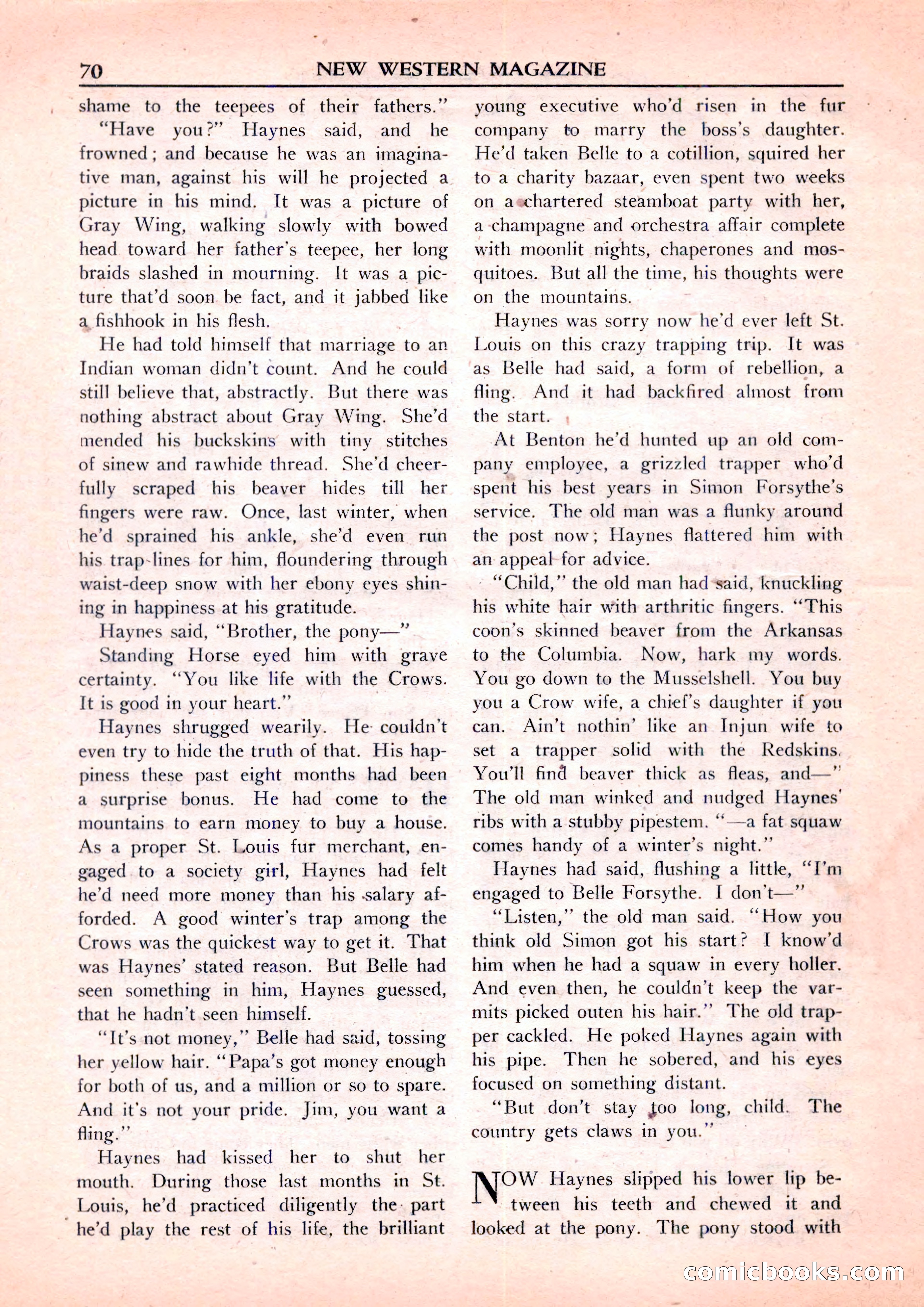 New Western Magazine, September 1952 — page 70 of 116