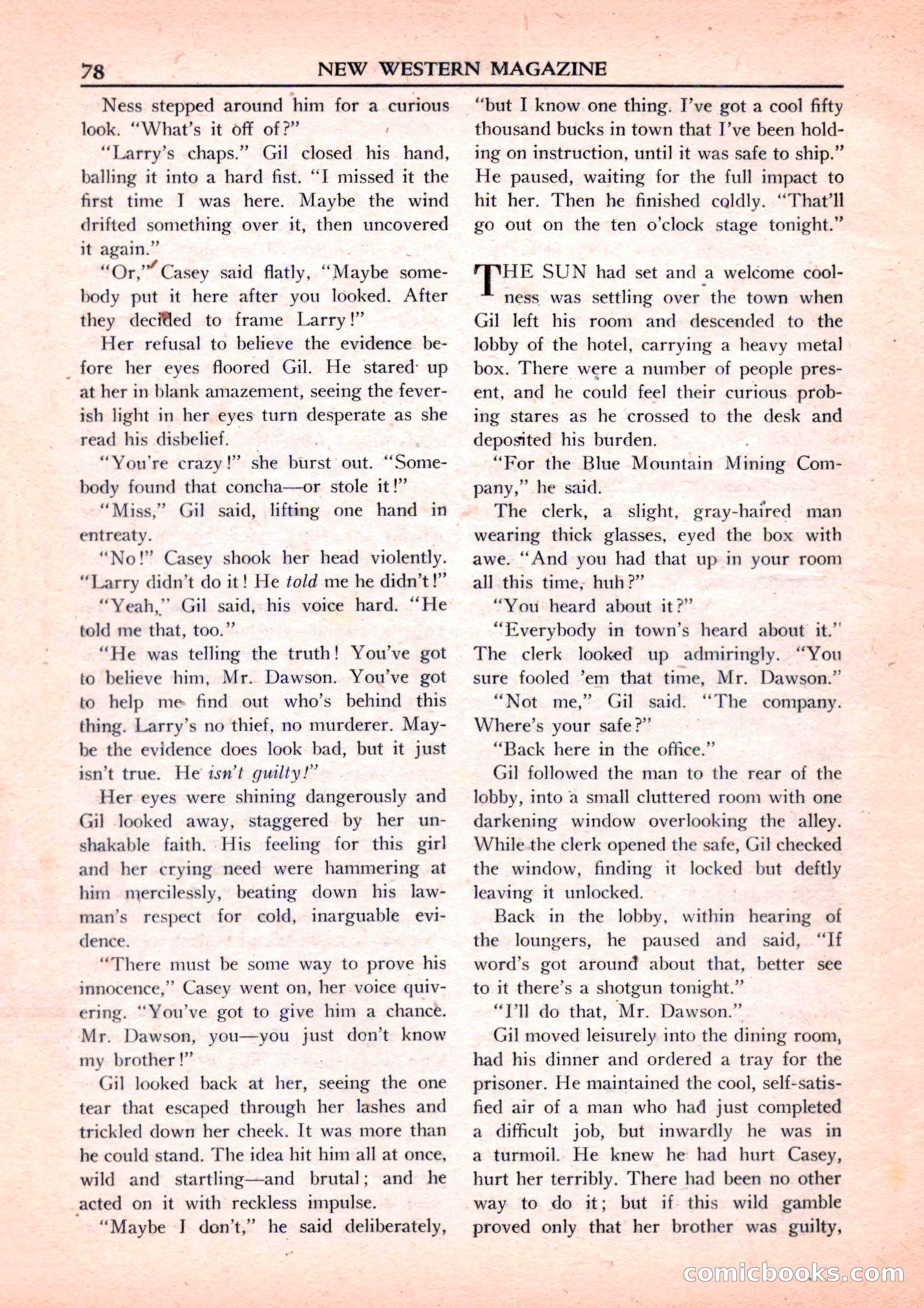 New Western Magazine, September 1952 — page 78 of 116
