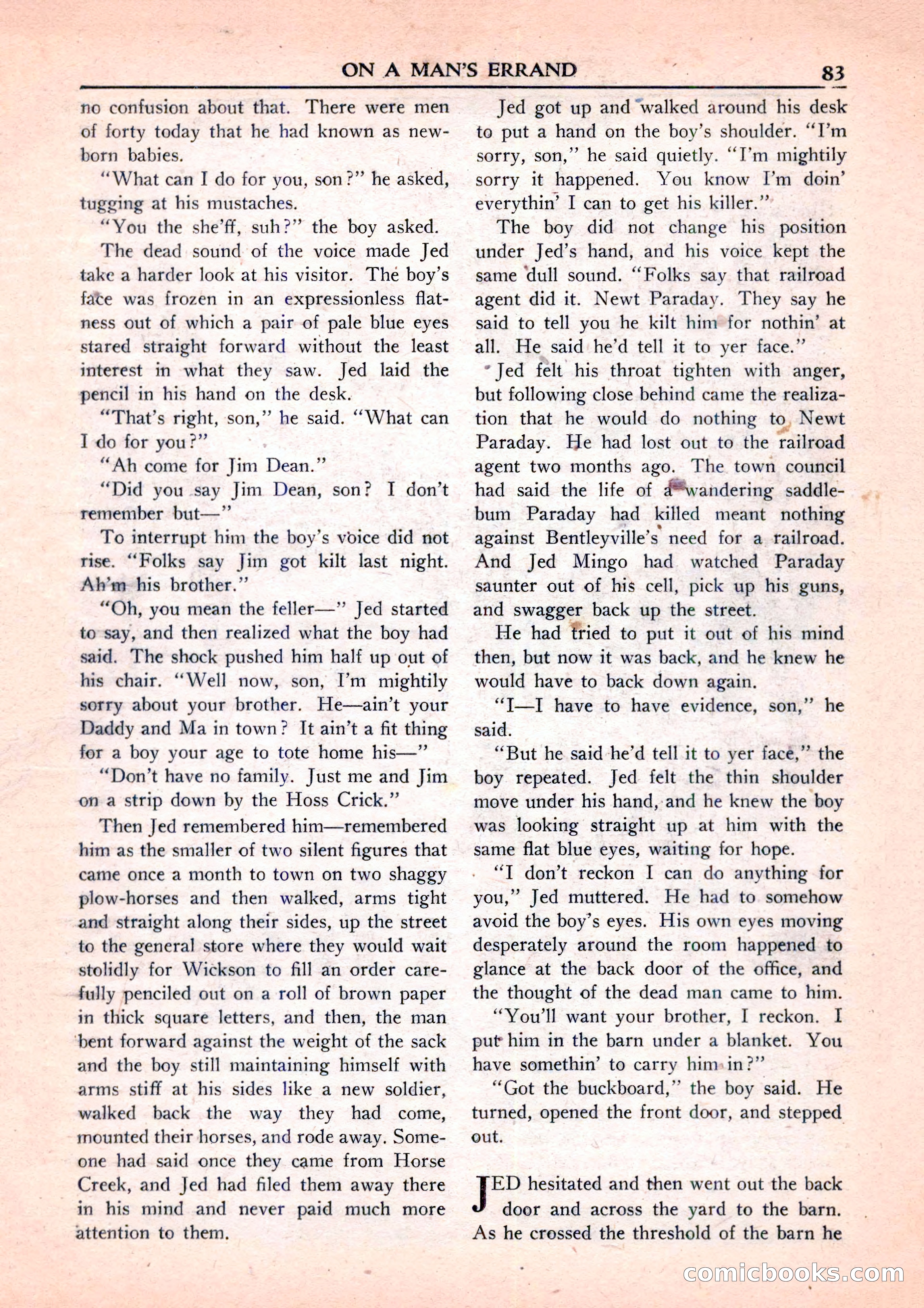 New Western Magazine, September 1952 — page 83 of 116