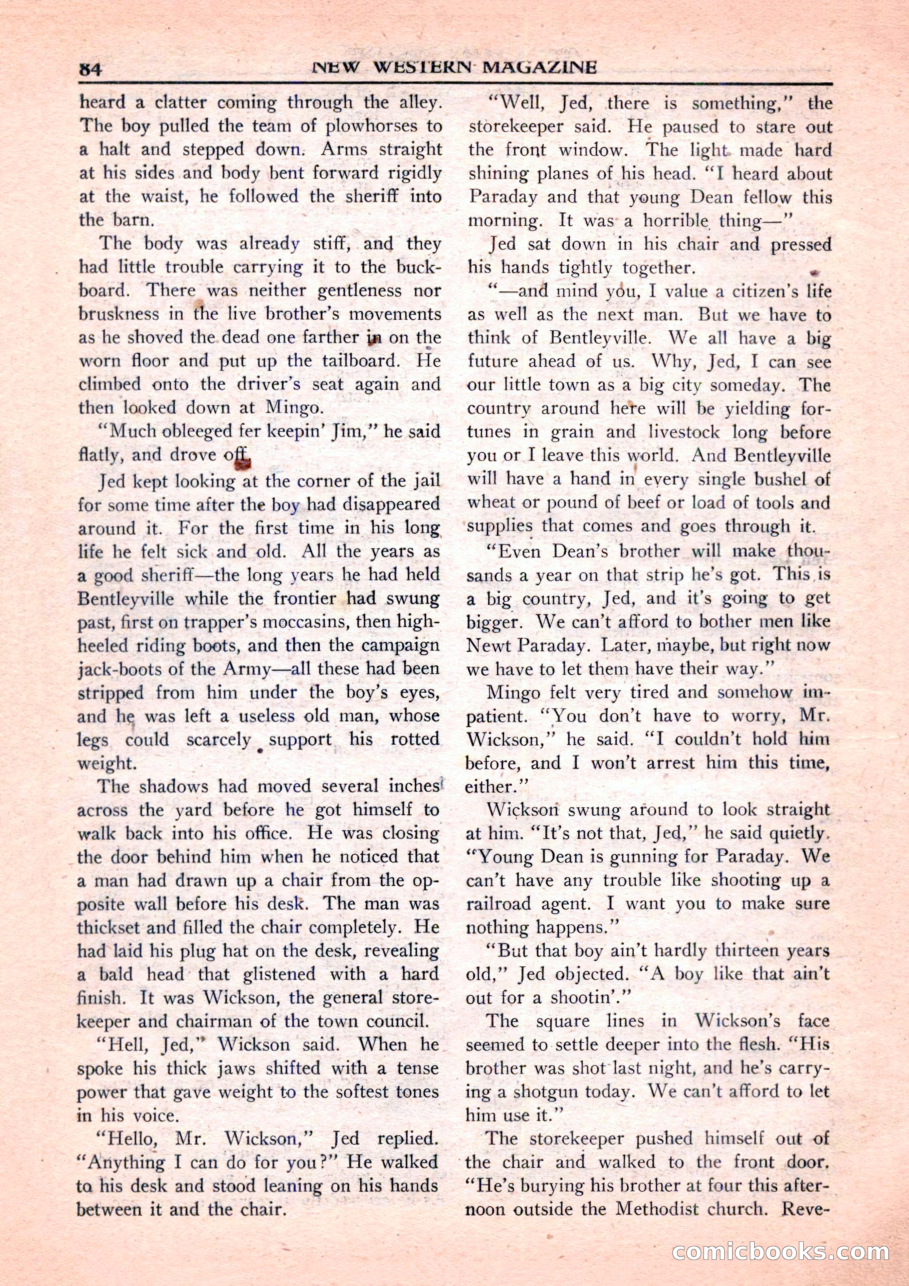 New Western Magazine, September 1952 — page 84 of 116