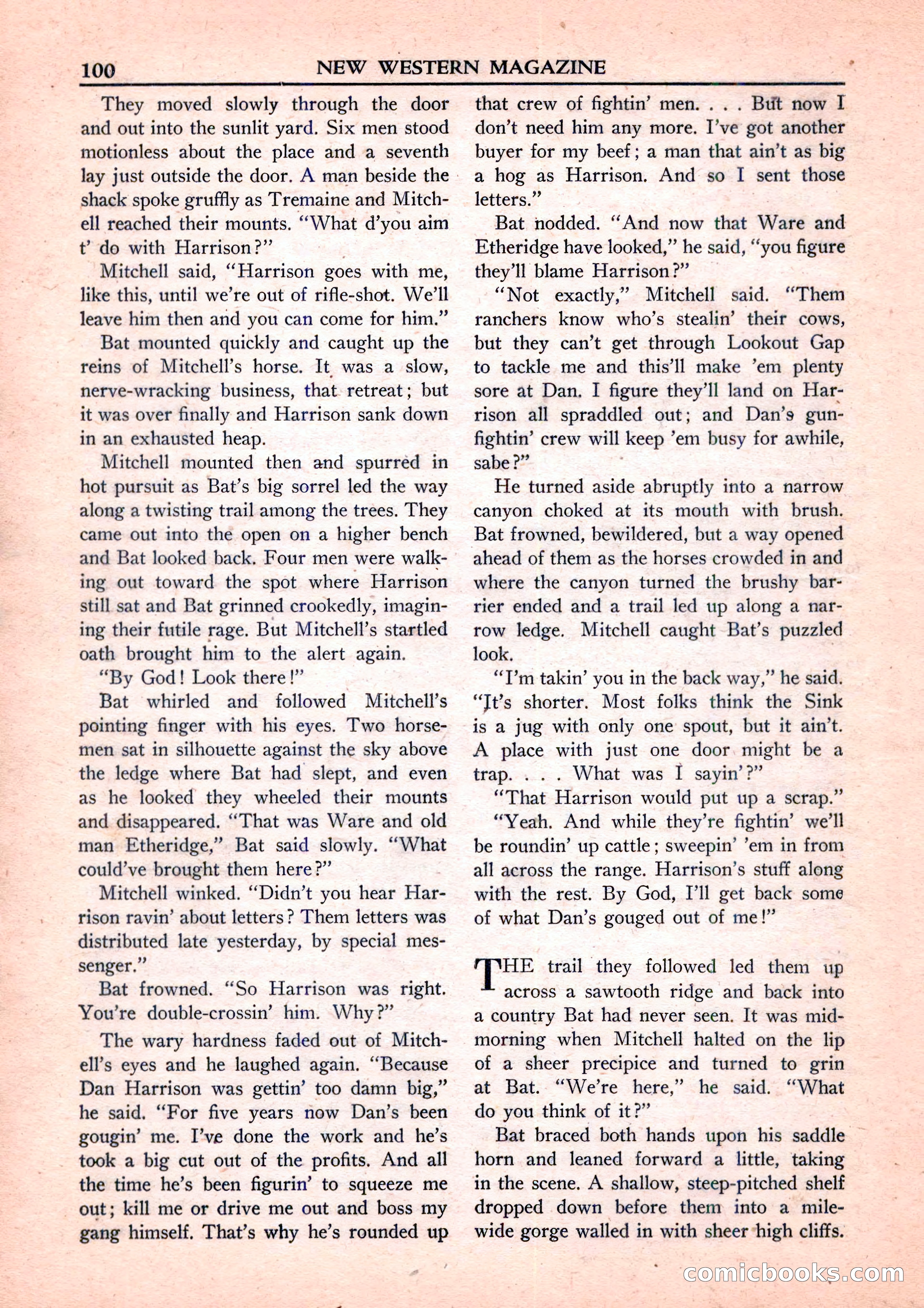 New Western Magazine, September 1952 — page 100 of 116