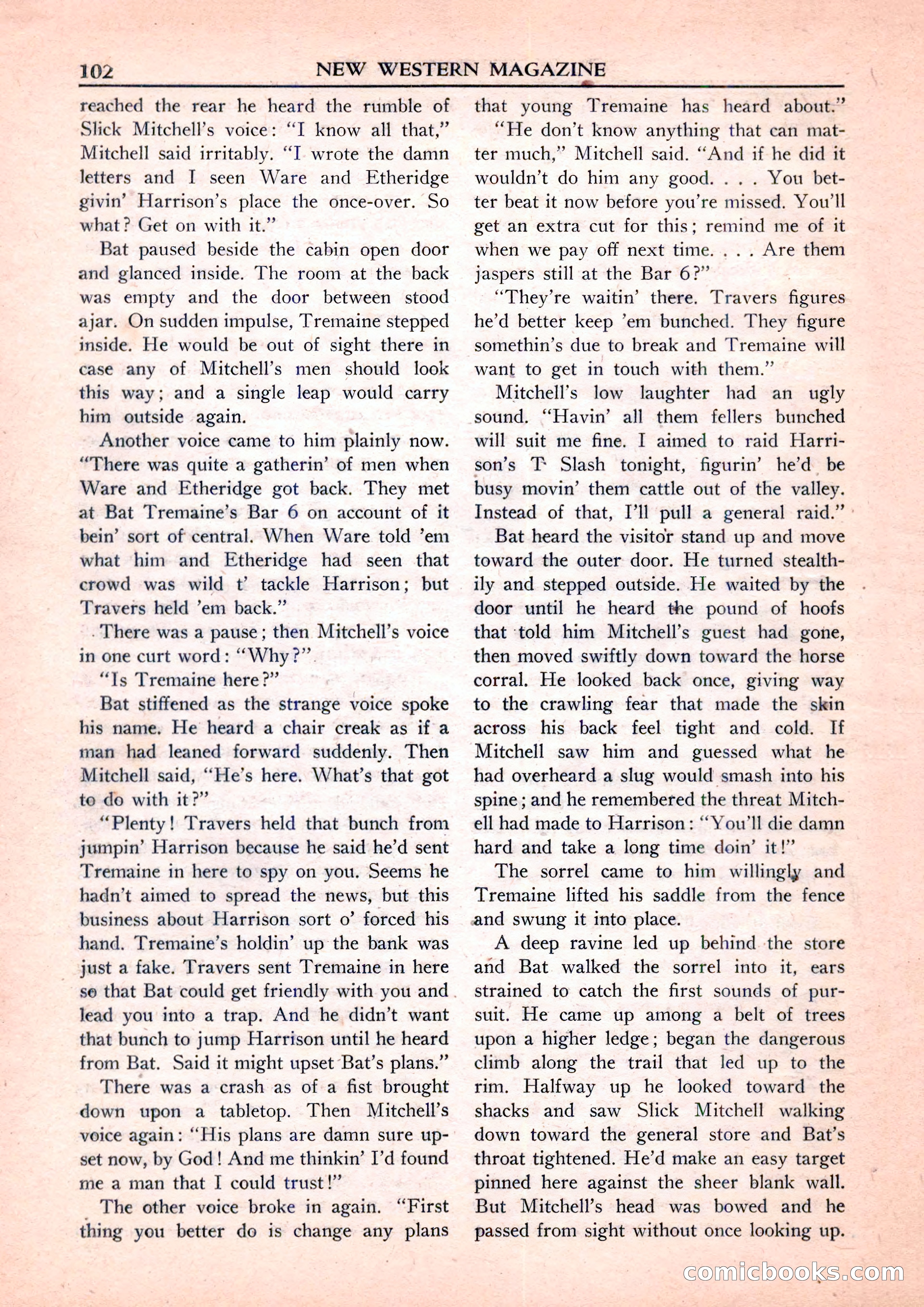 New Western Magazine, September 1952 — page 102 of 116