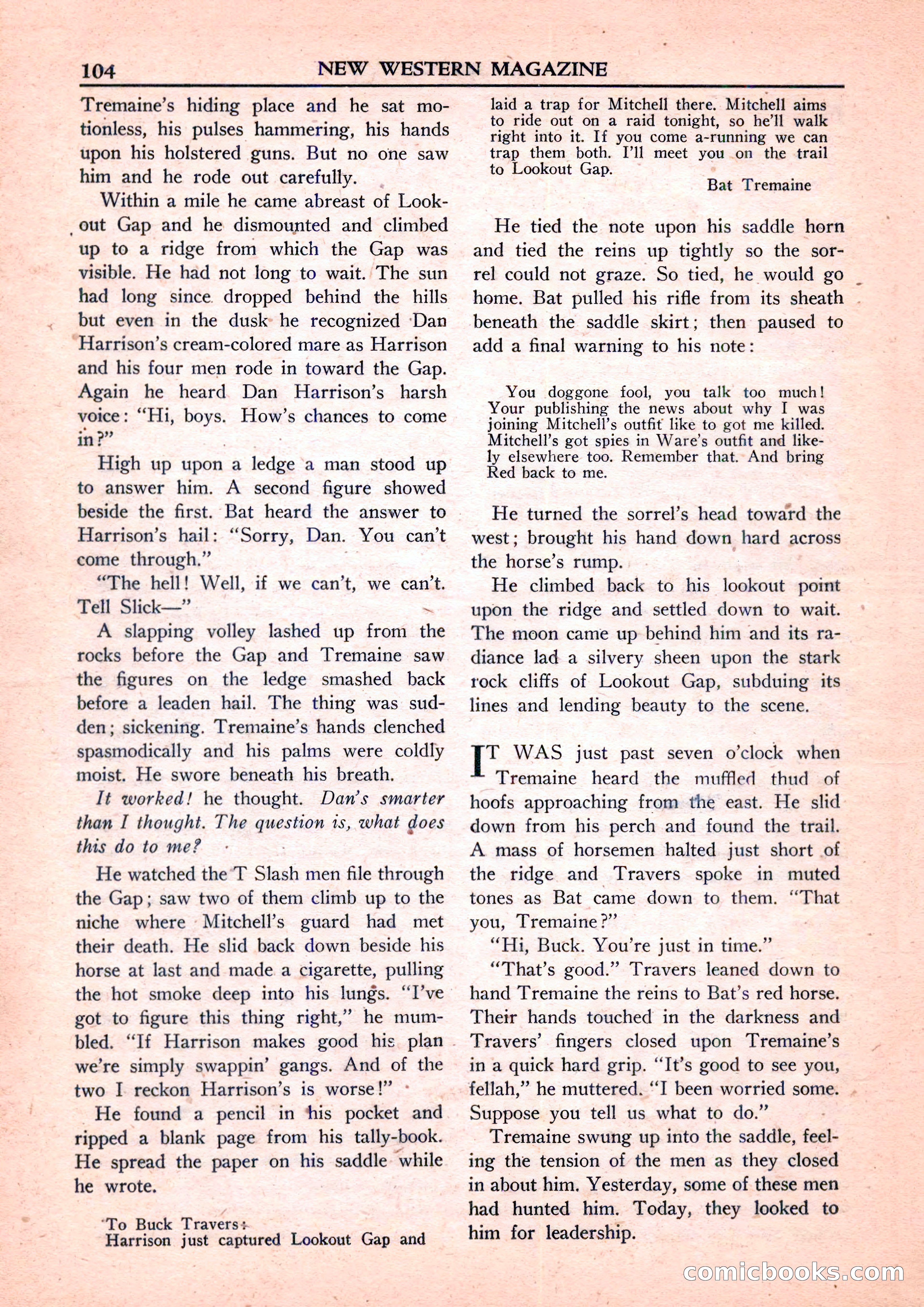New Western Magazine, September 1952 — page 104 of 116