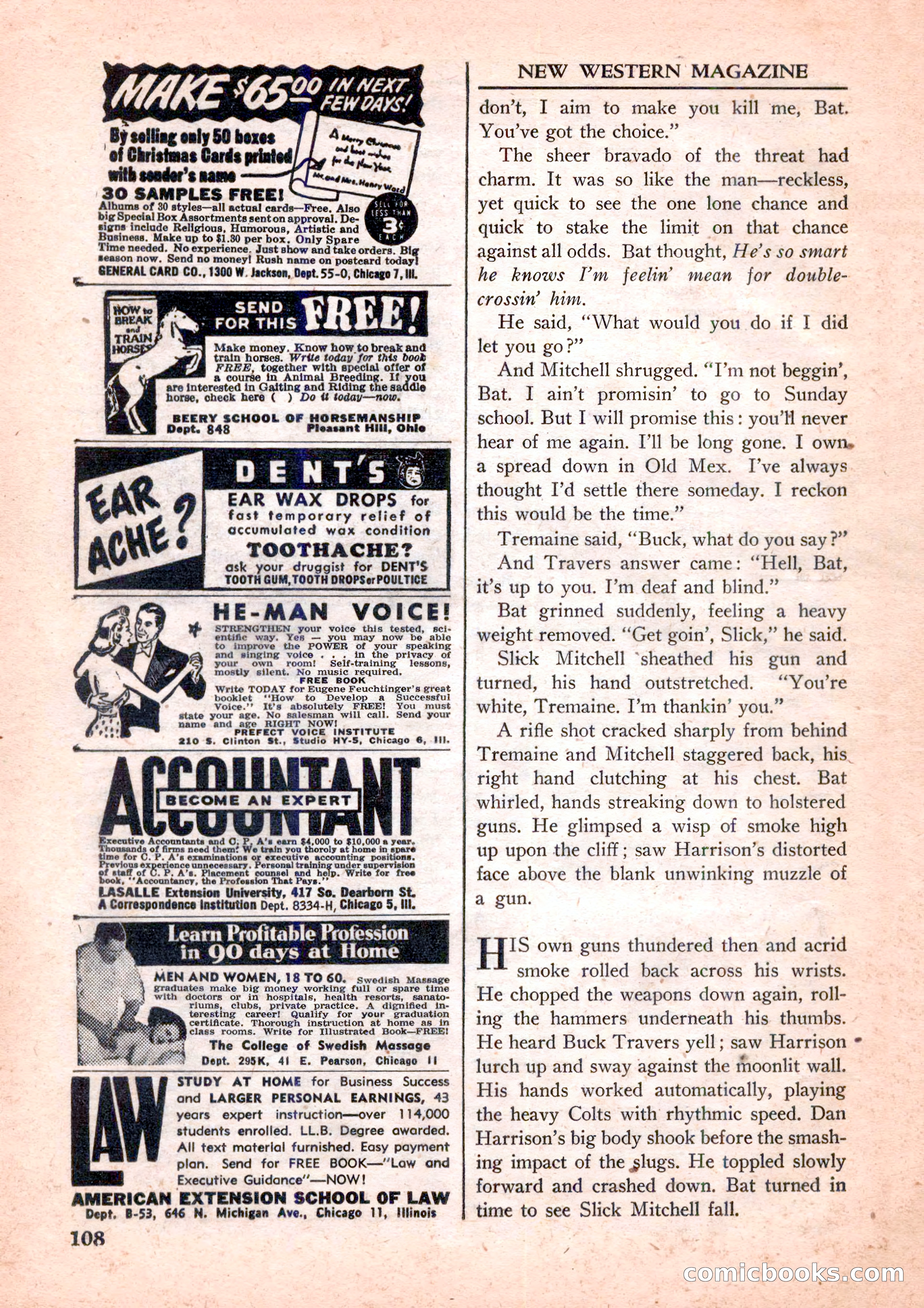 New Western Magazine, September 1952 — page 108 of 116