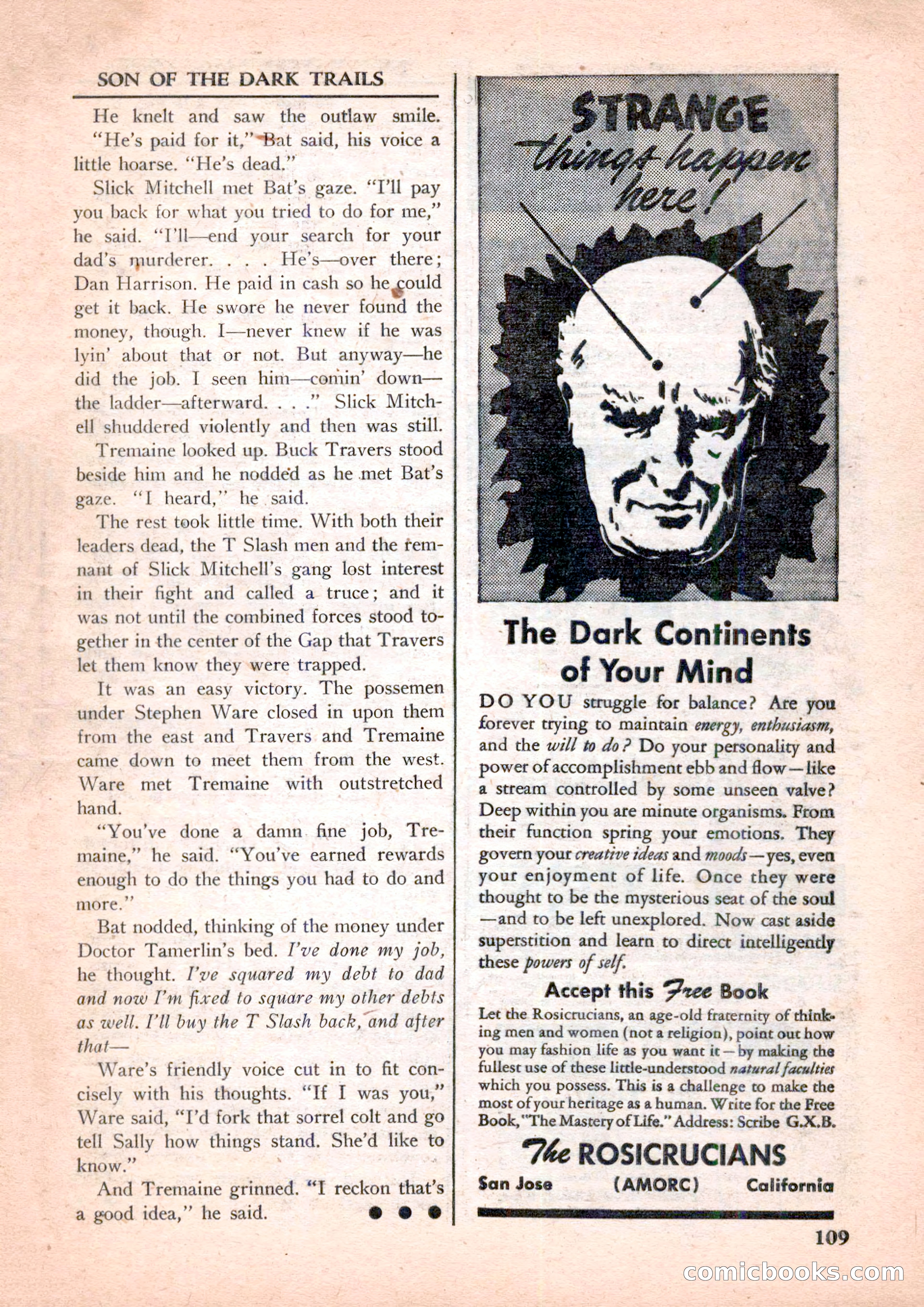 New Western Magazine, September 1952 — page 109 of 116