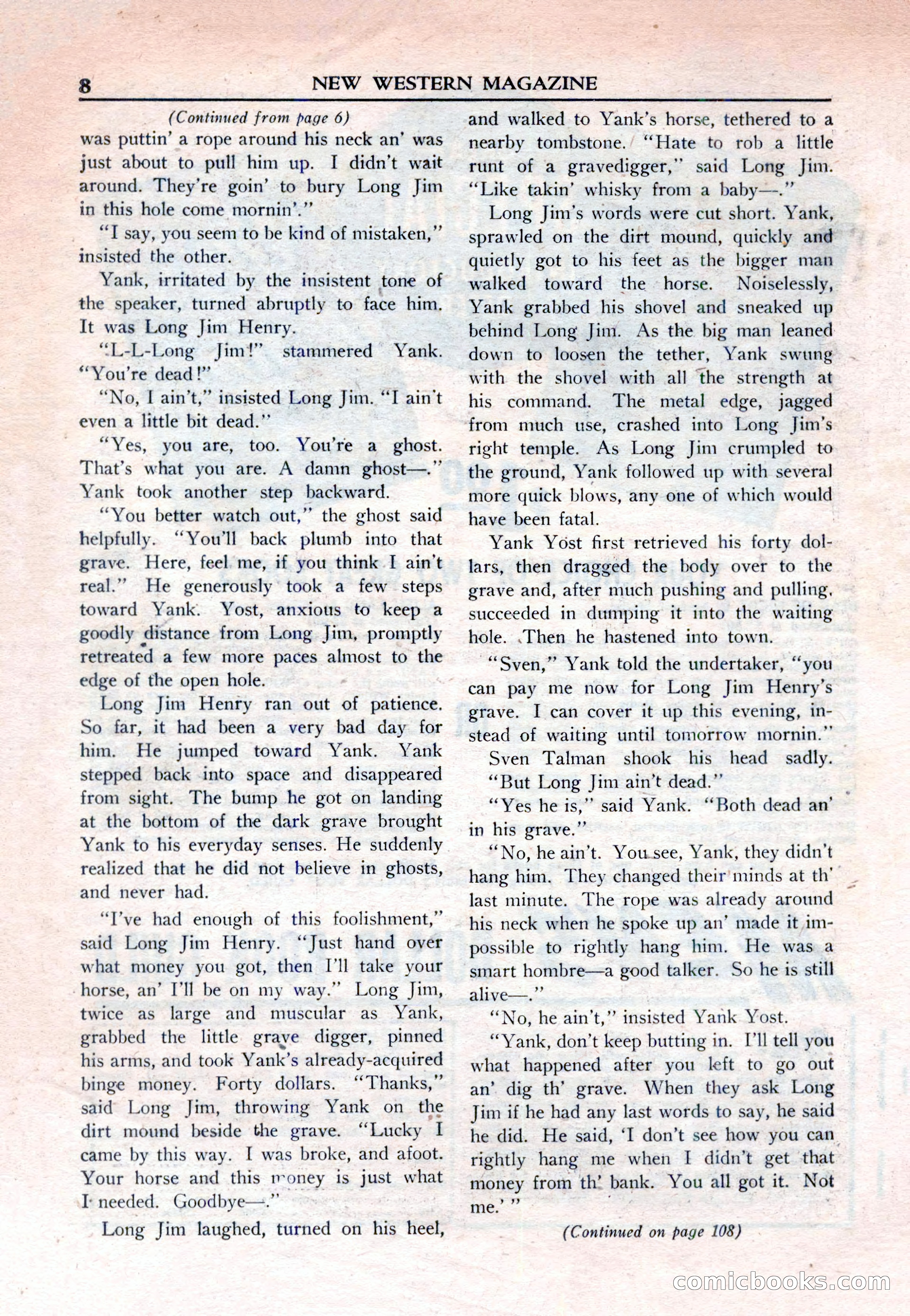 New Western Magazine, March 1953 — page 8 of 116