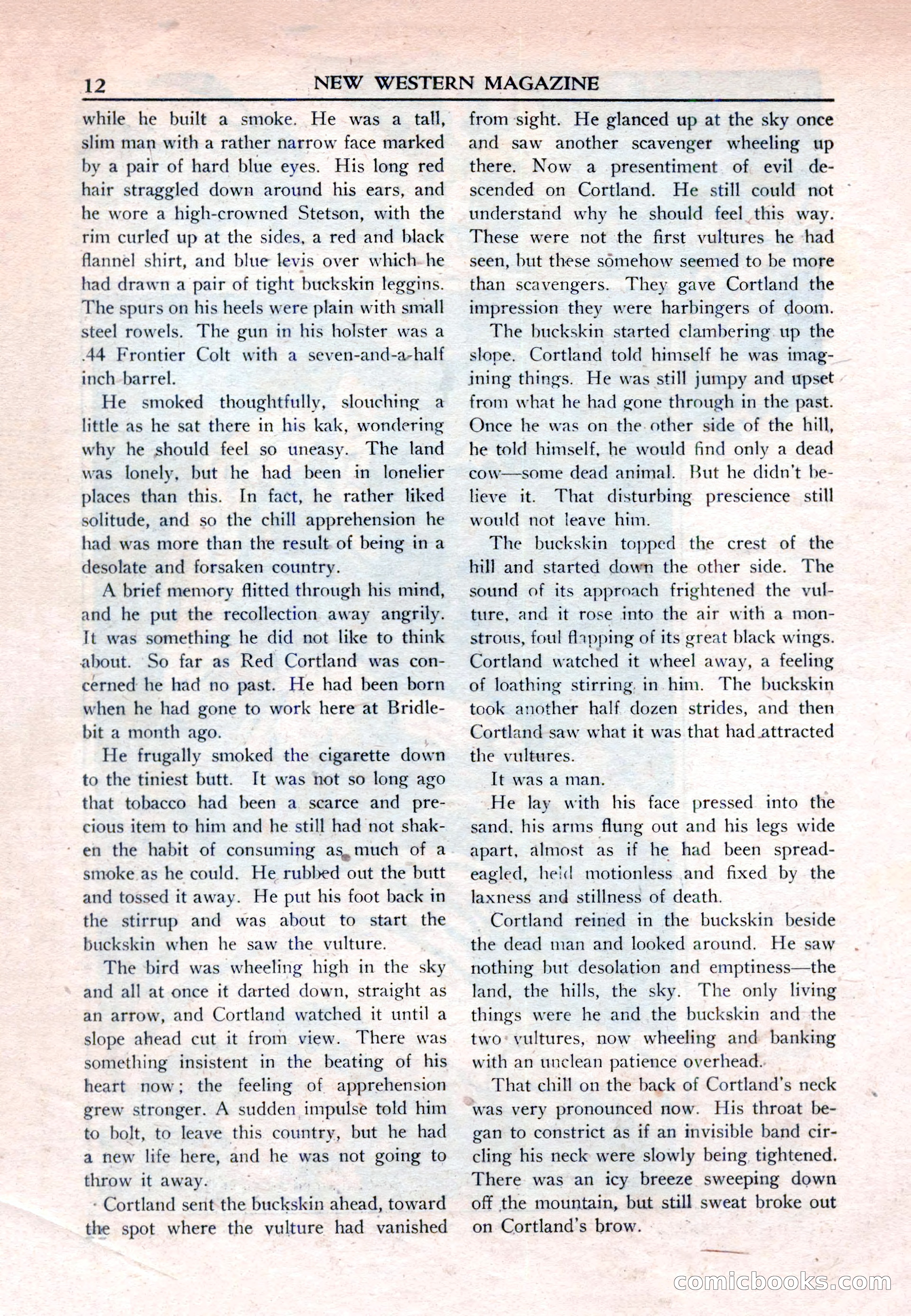 New Western Magazine, March 1953 — page 12 of 116