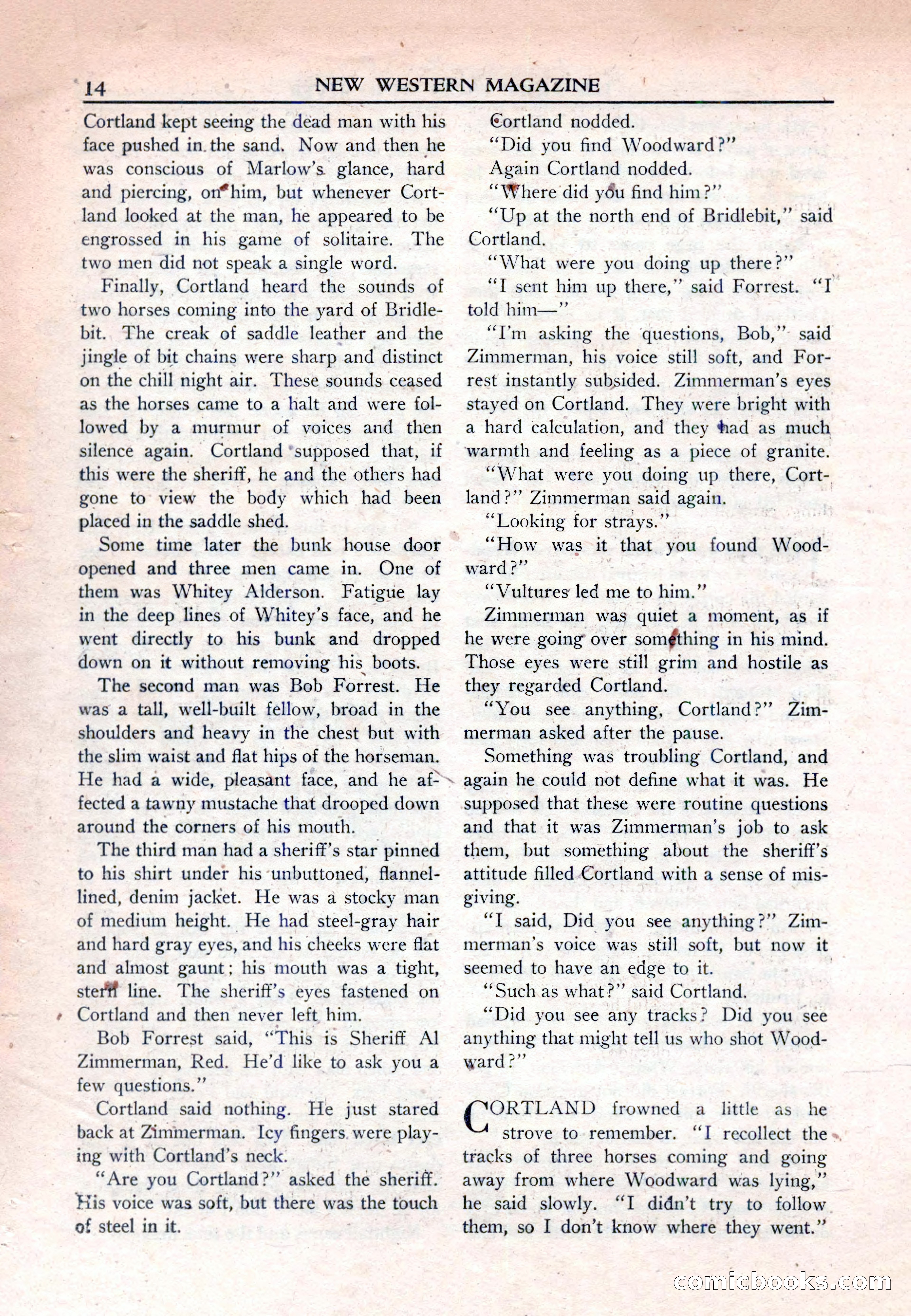 New Western Magazine, March 1953 — page 14 of 116
