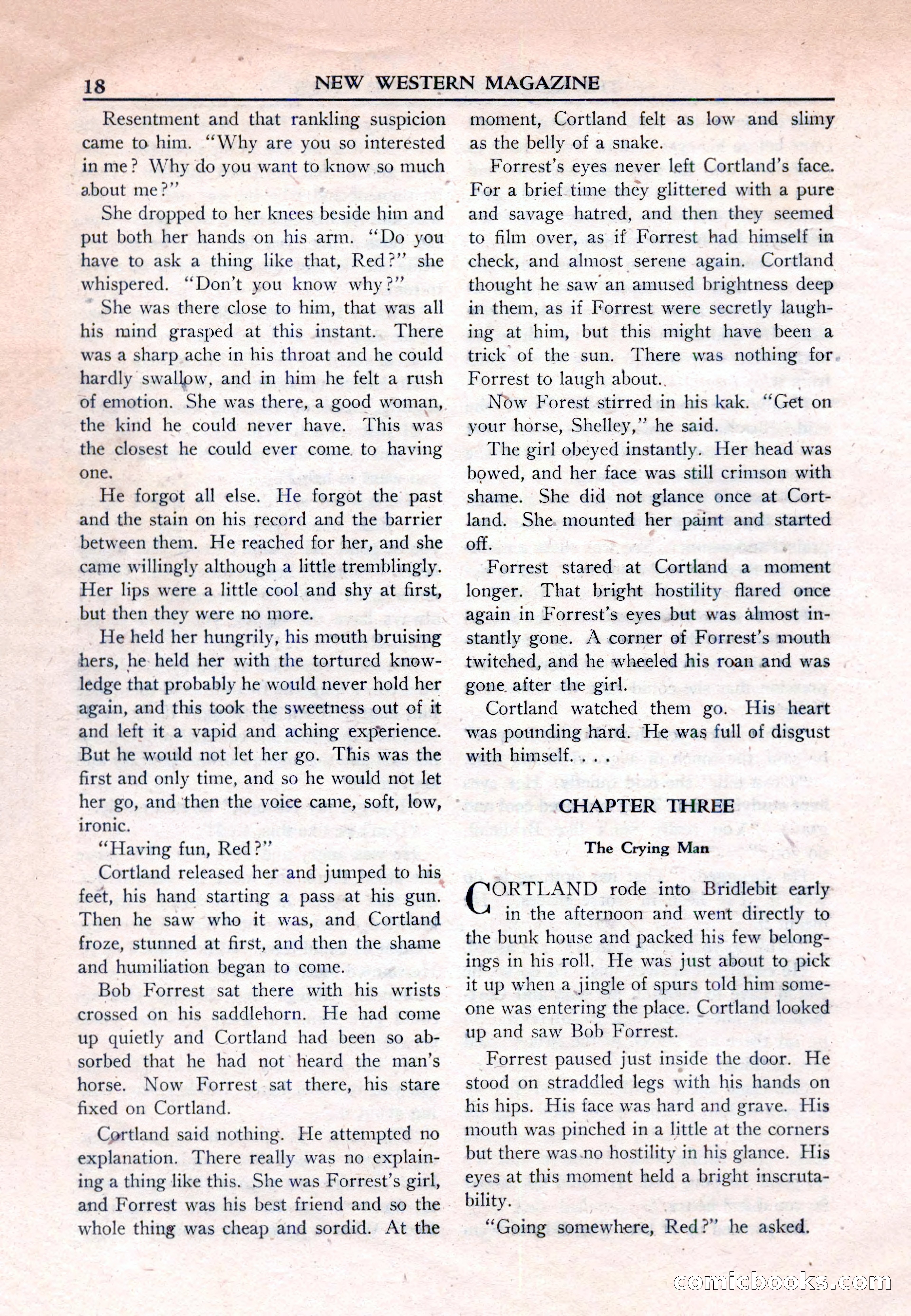 New Western Magazine, March 1953 — page 18 of 116