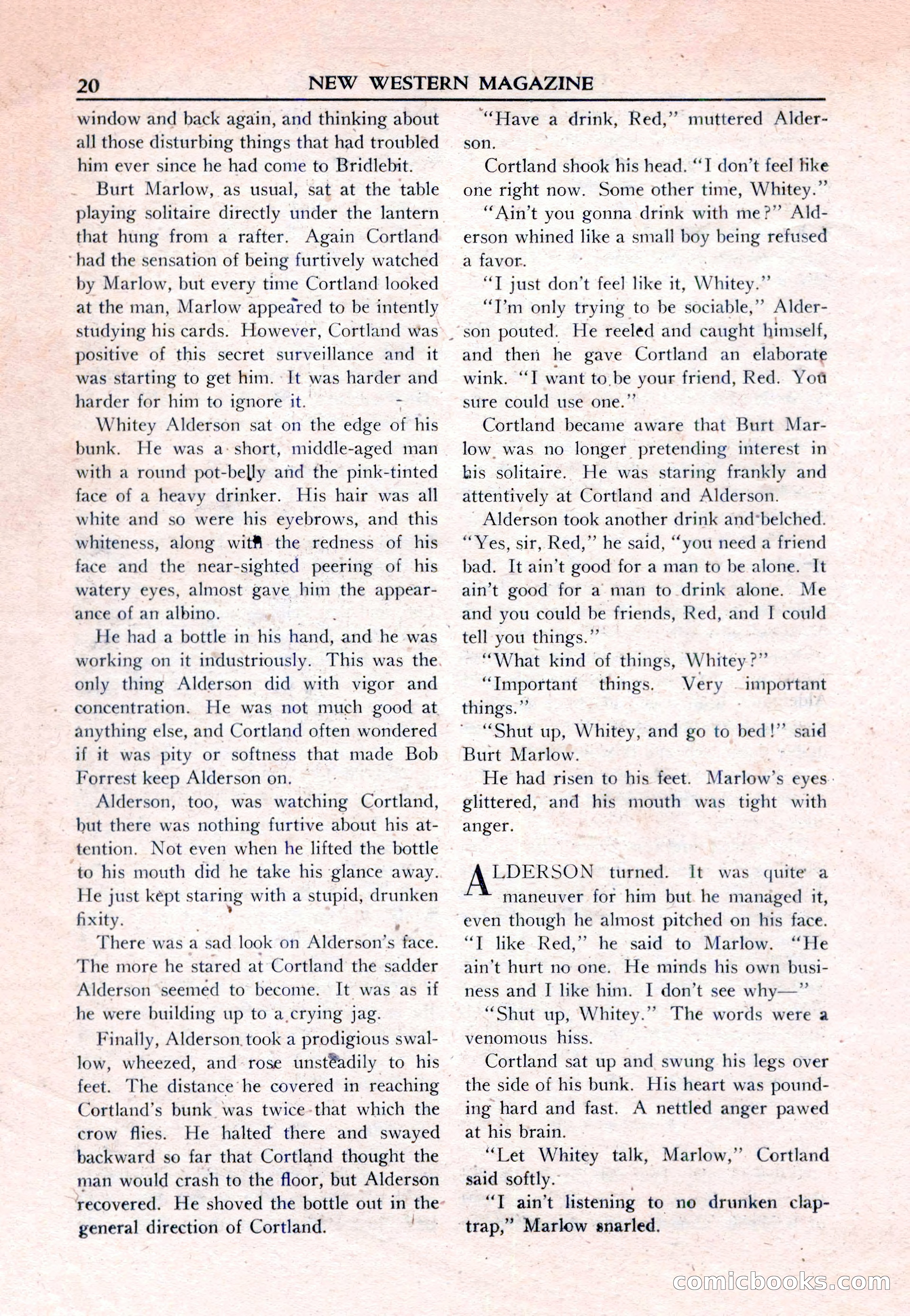 New Western Magazine, March 1953 — page 20 of 116