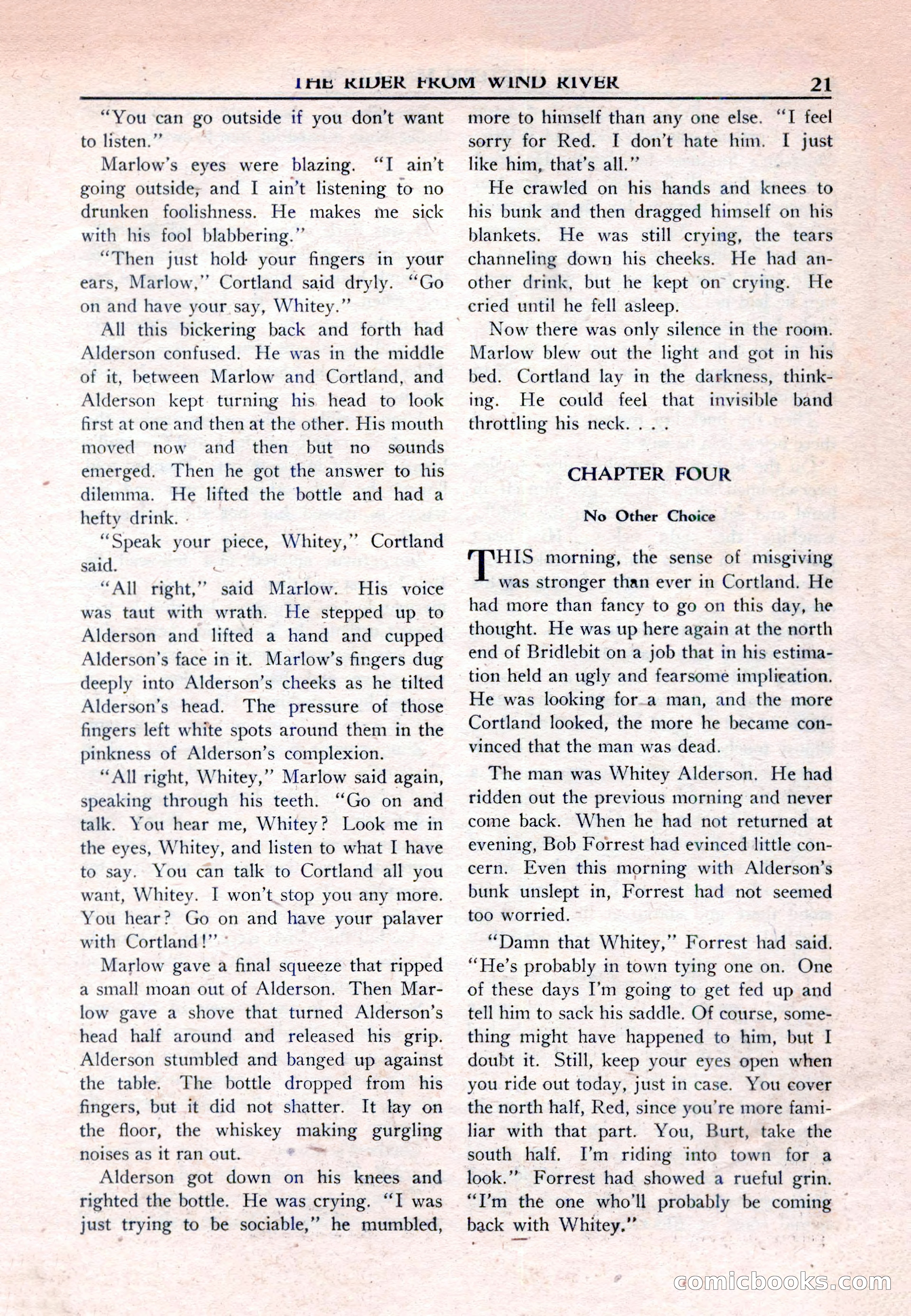 New Western Magazine, March 1953 — page 21 of 116
