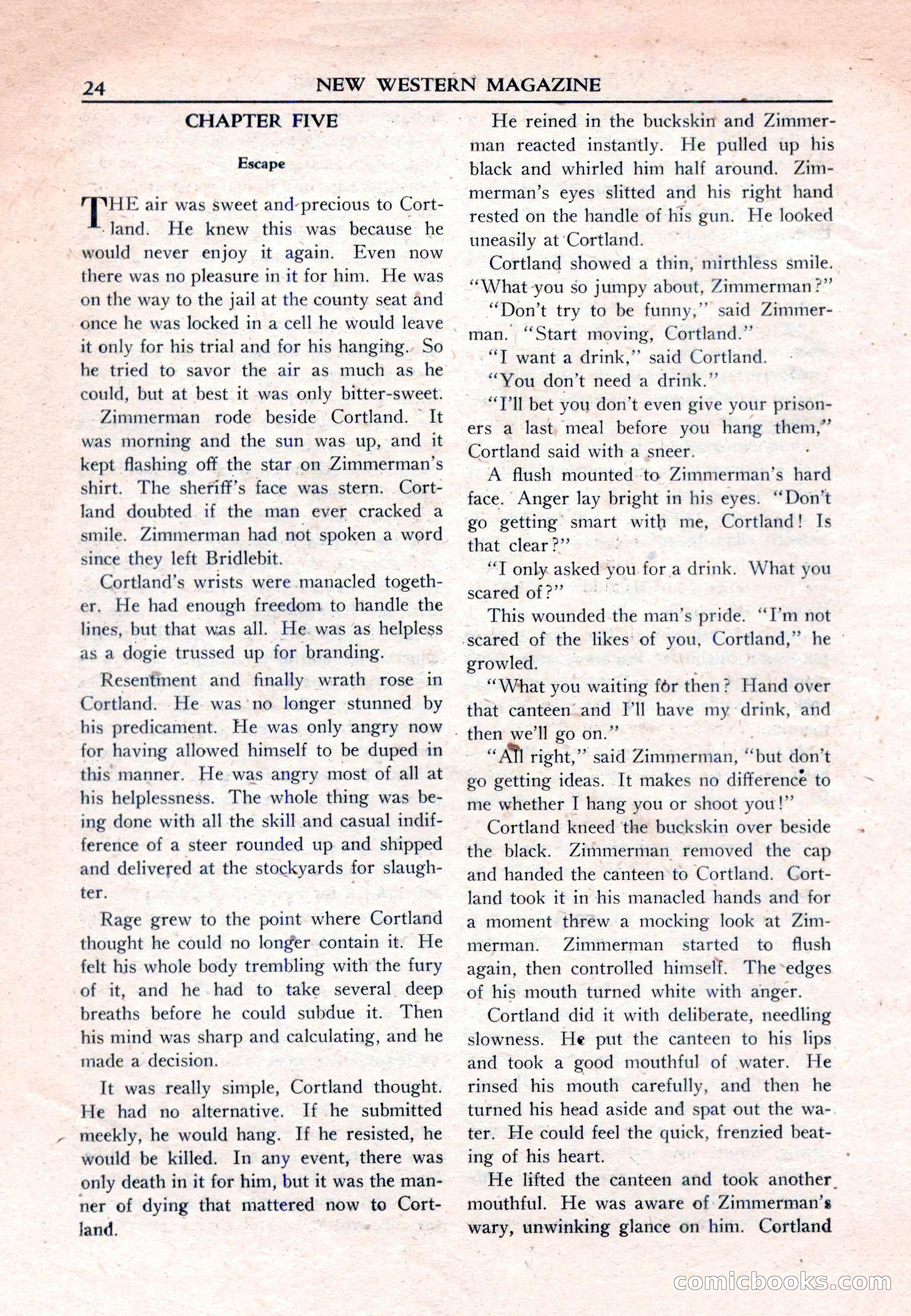 New Western Magazine, March 1953 — page 24 of 116