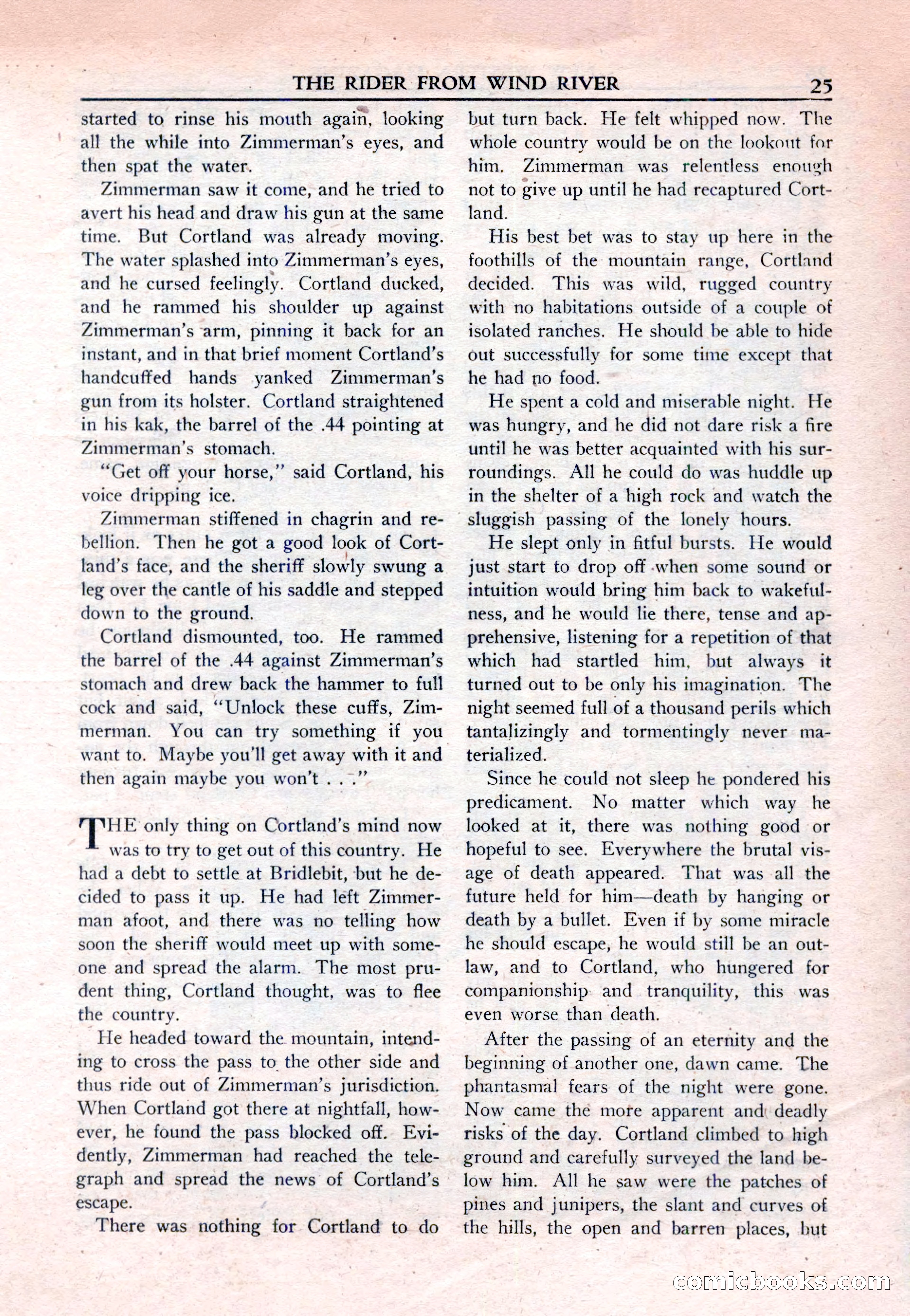 New Western Magazine, March 1953 — page 25 of 116