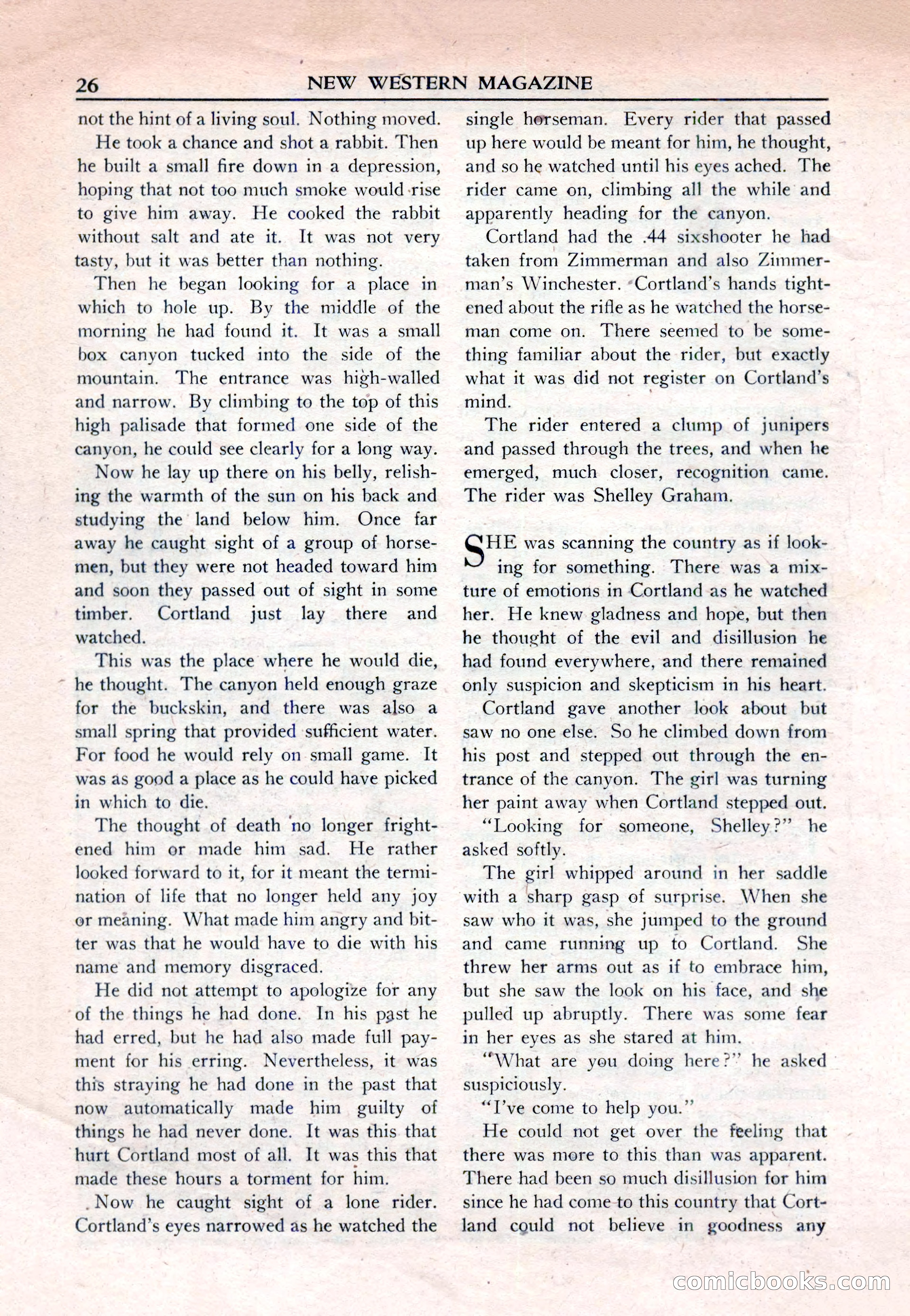 New Western Magazine, March 1953 — page 26 of 116