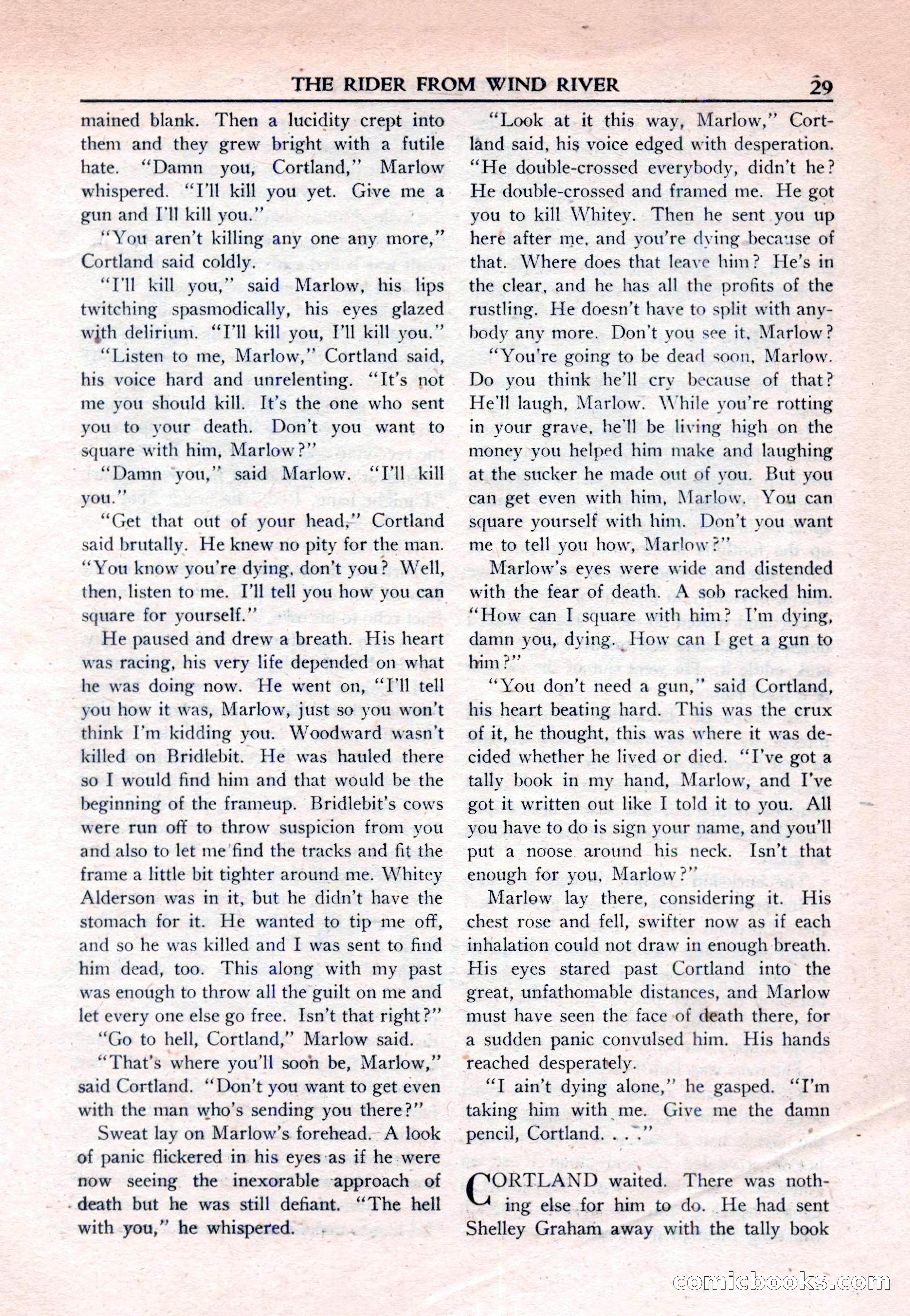New Western Magazine, March 1953 — page 29 of 116