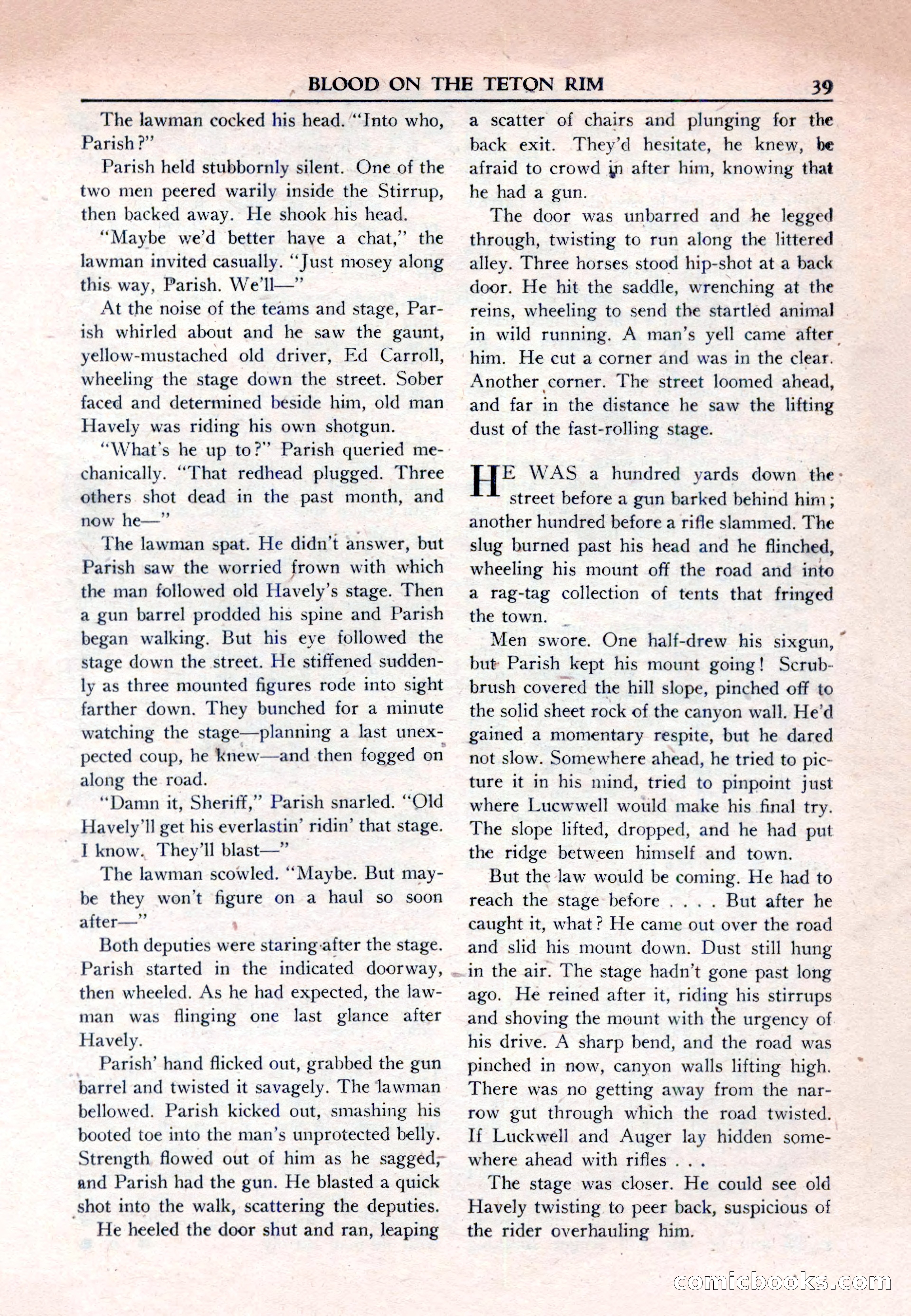 New Western Magazine, March 1953 — page 39 of 116