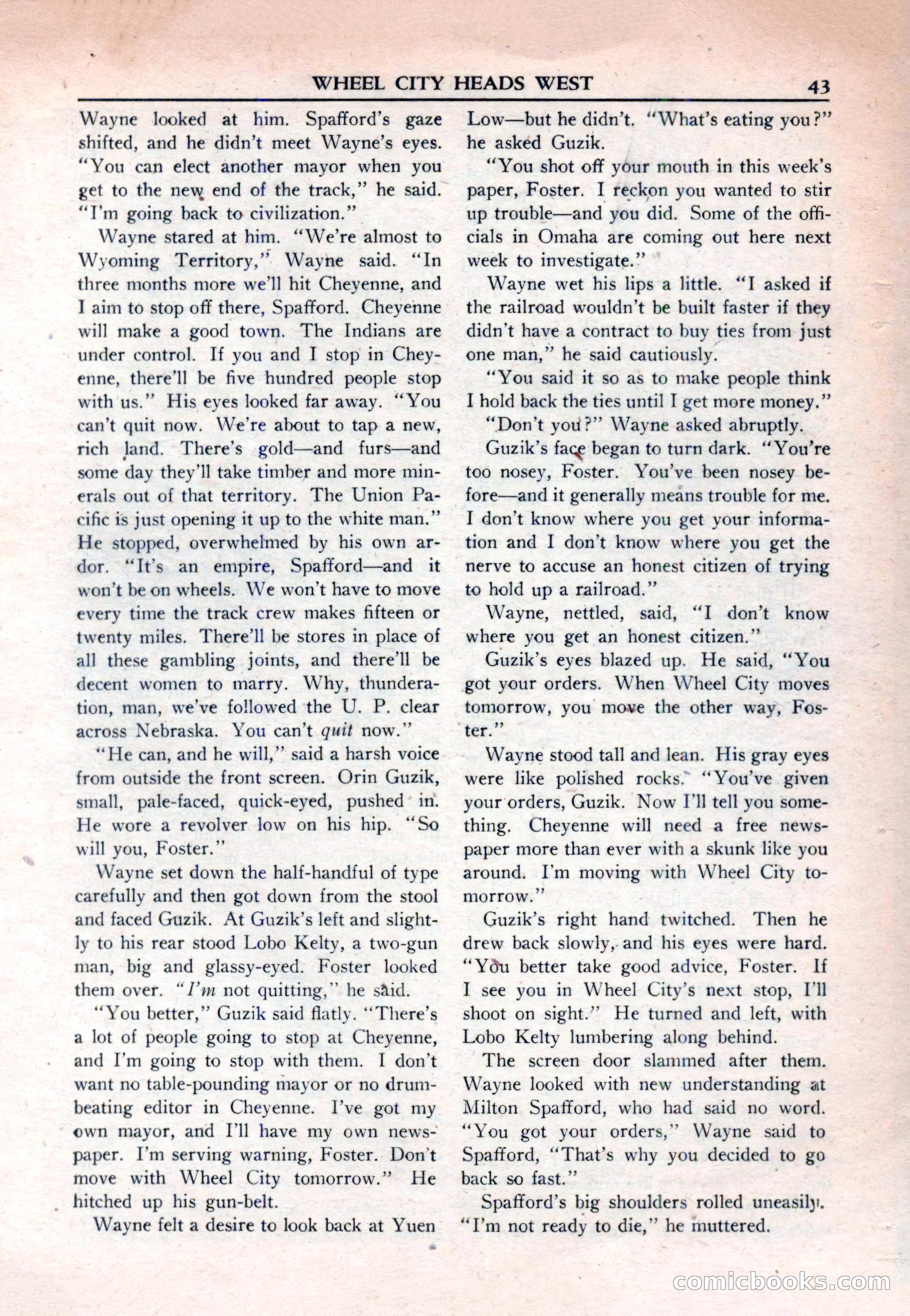 New Western Magazine, March 1953 — page 43 of 116