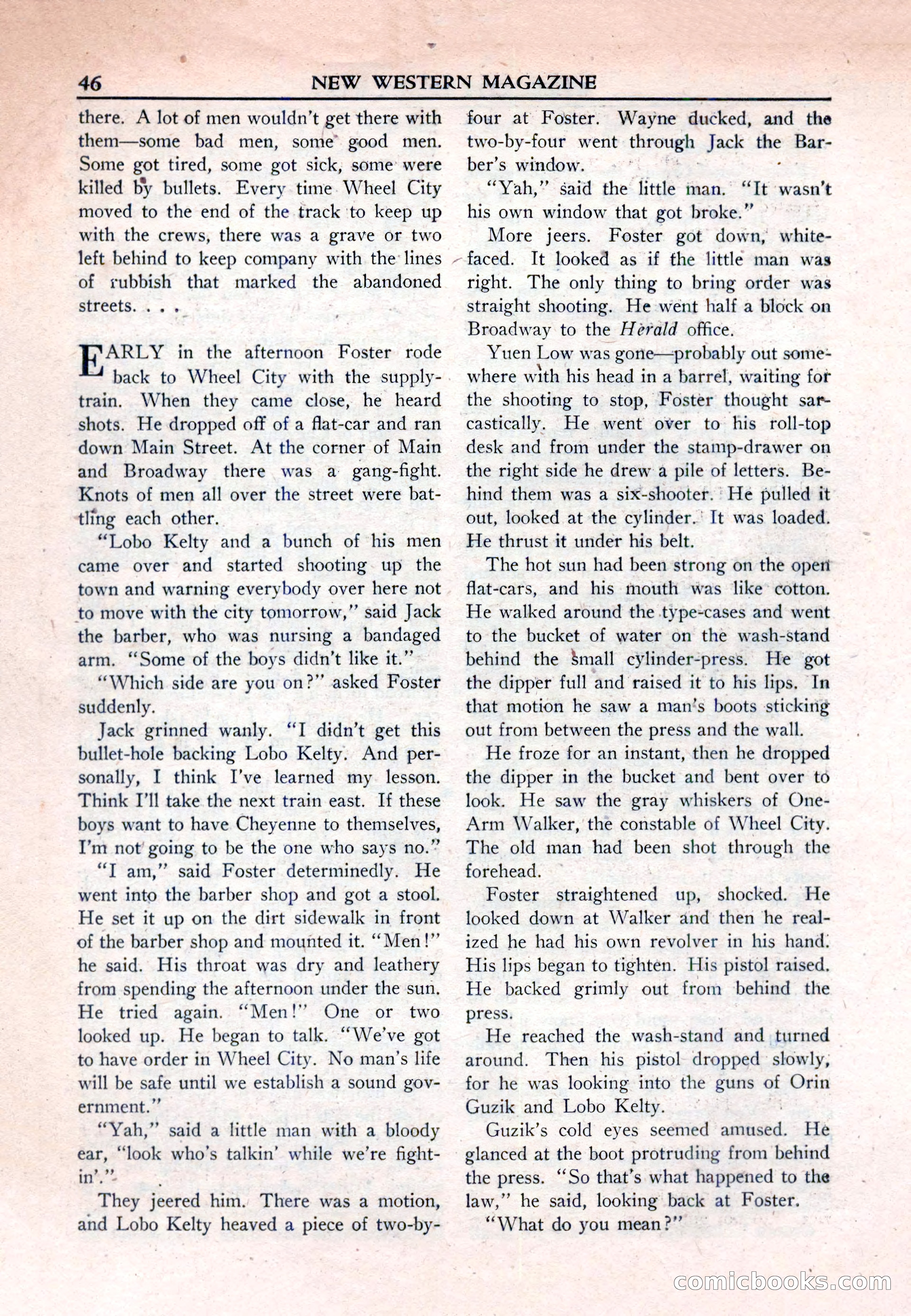 New Western Magazine, March 1953 — page 46 of 116