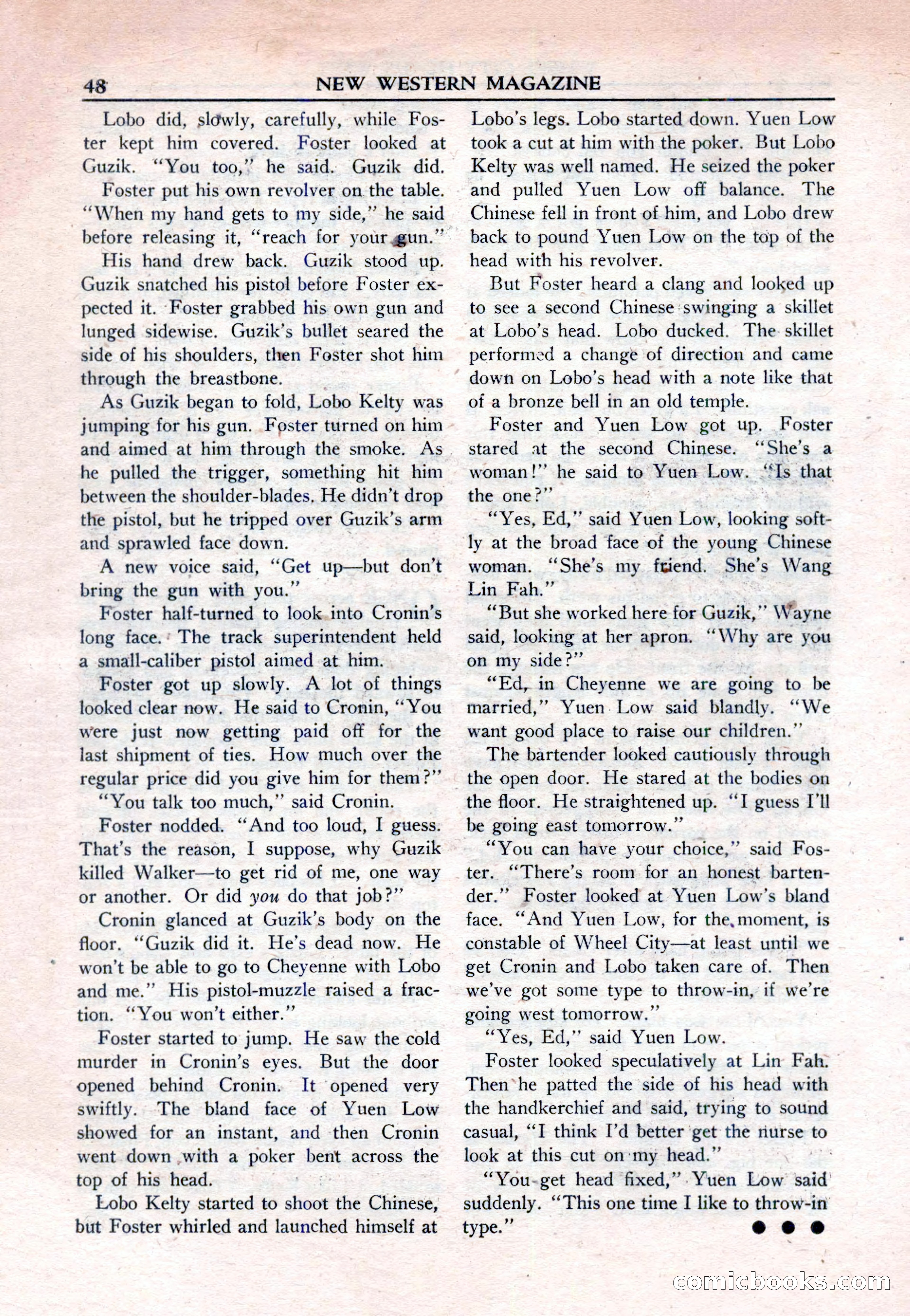 New Western Magazine, March 1953 — page 48 of 116