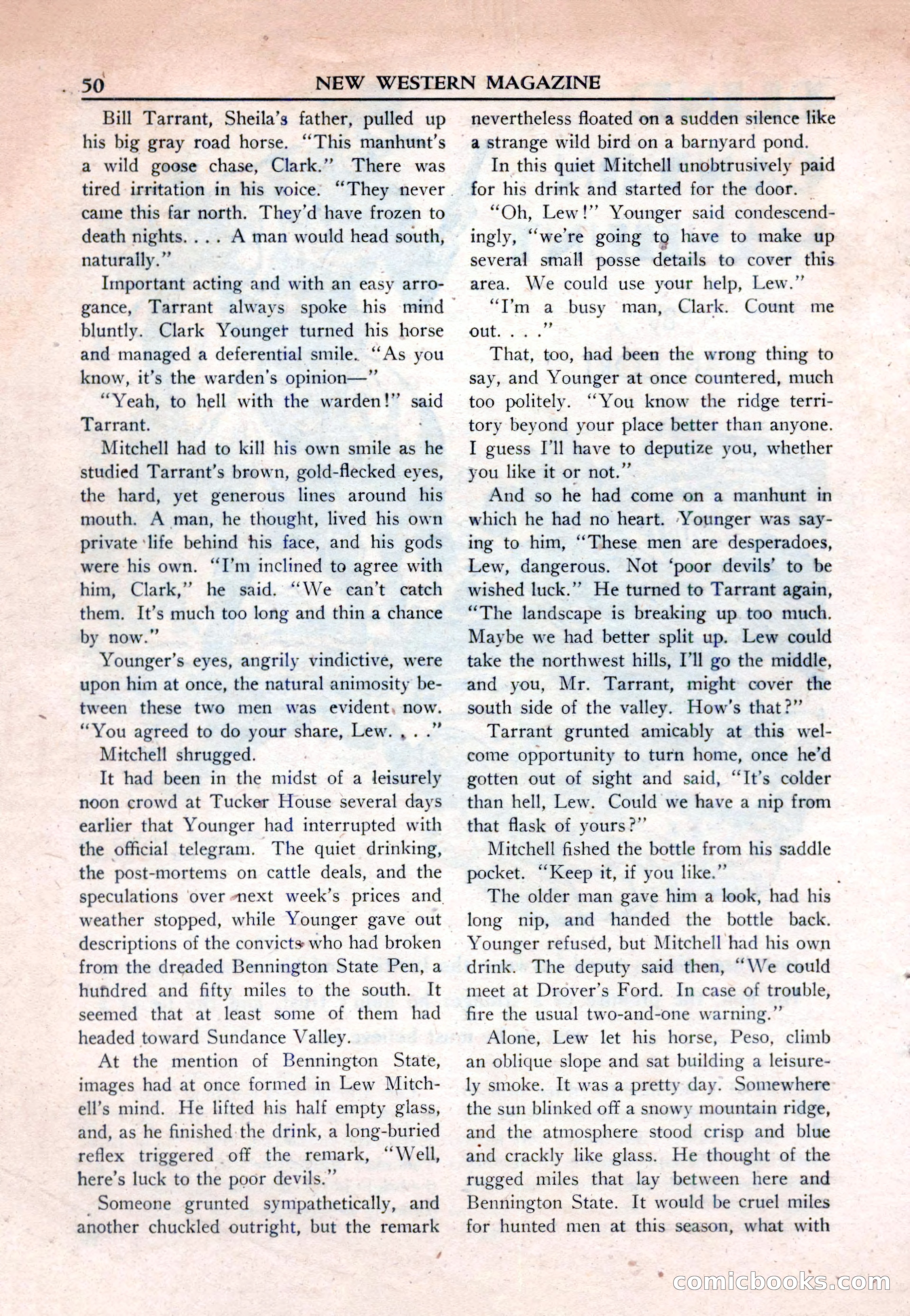 New Western Magazine, March 1953 — page 50 of 116