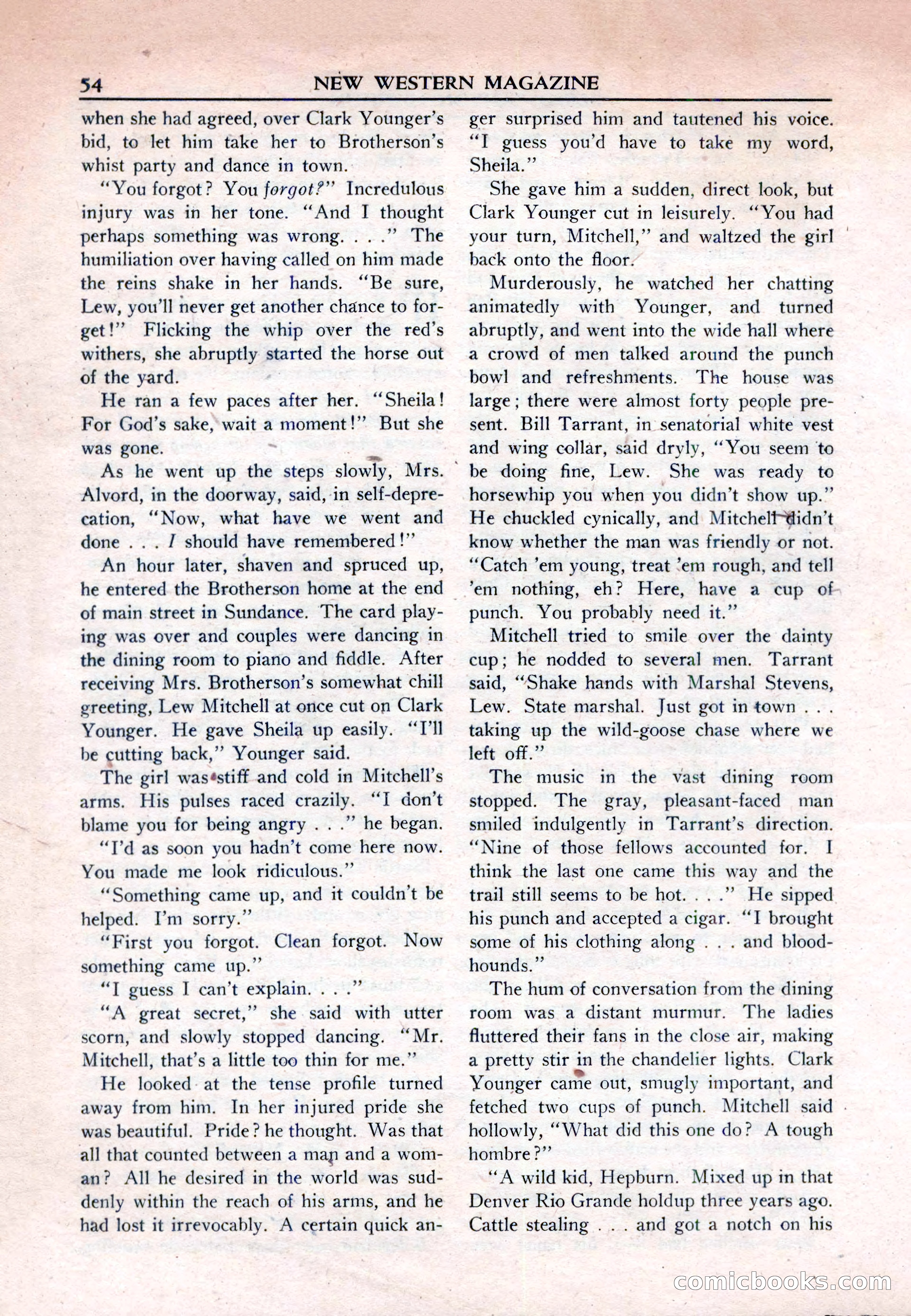 New Western Magazine, March 1953 — page 54 of 116