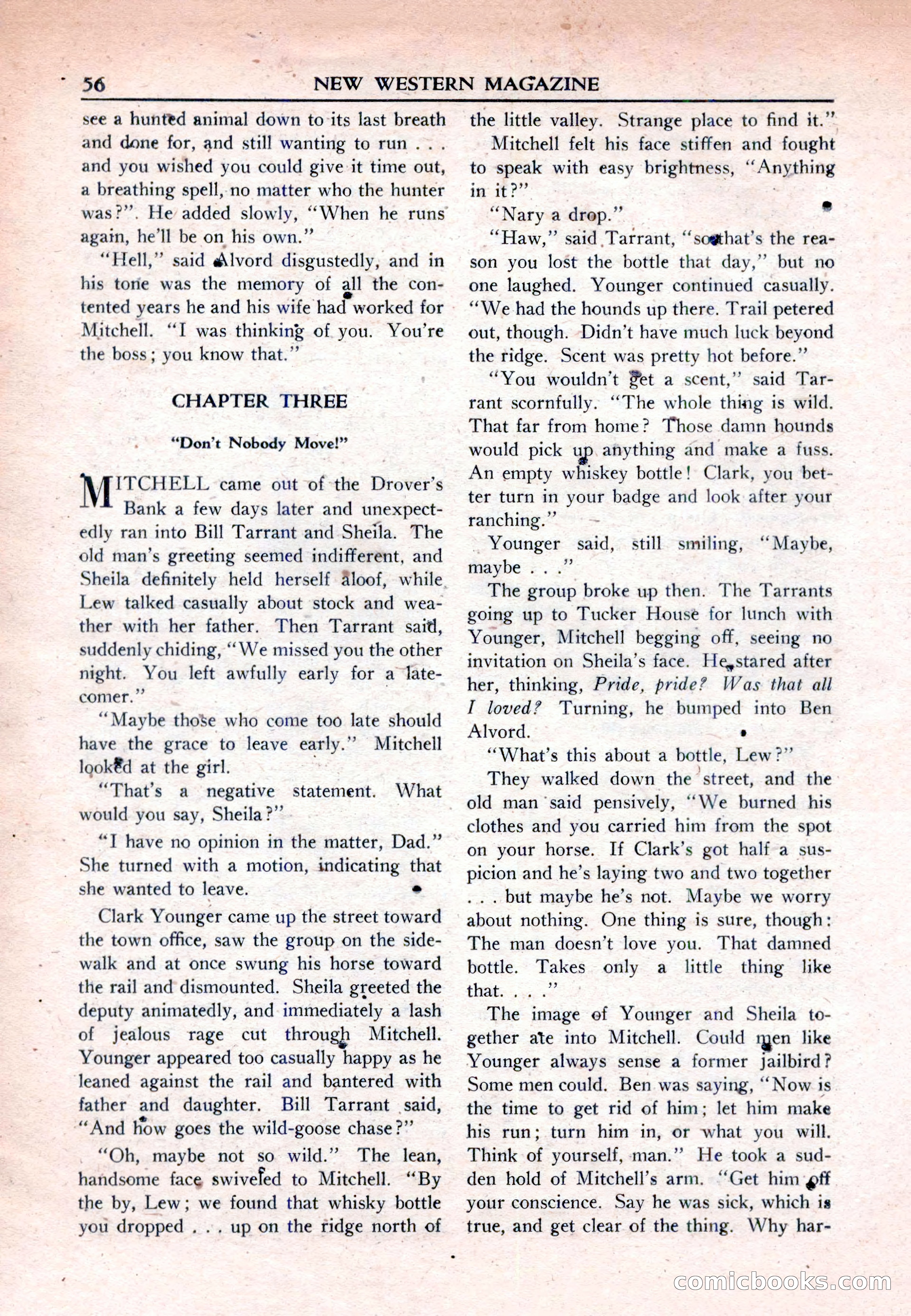 New Western Magazine, March 1953 — page 56 of 116
