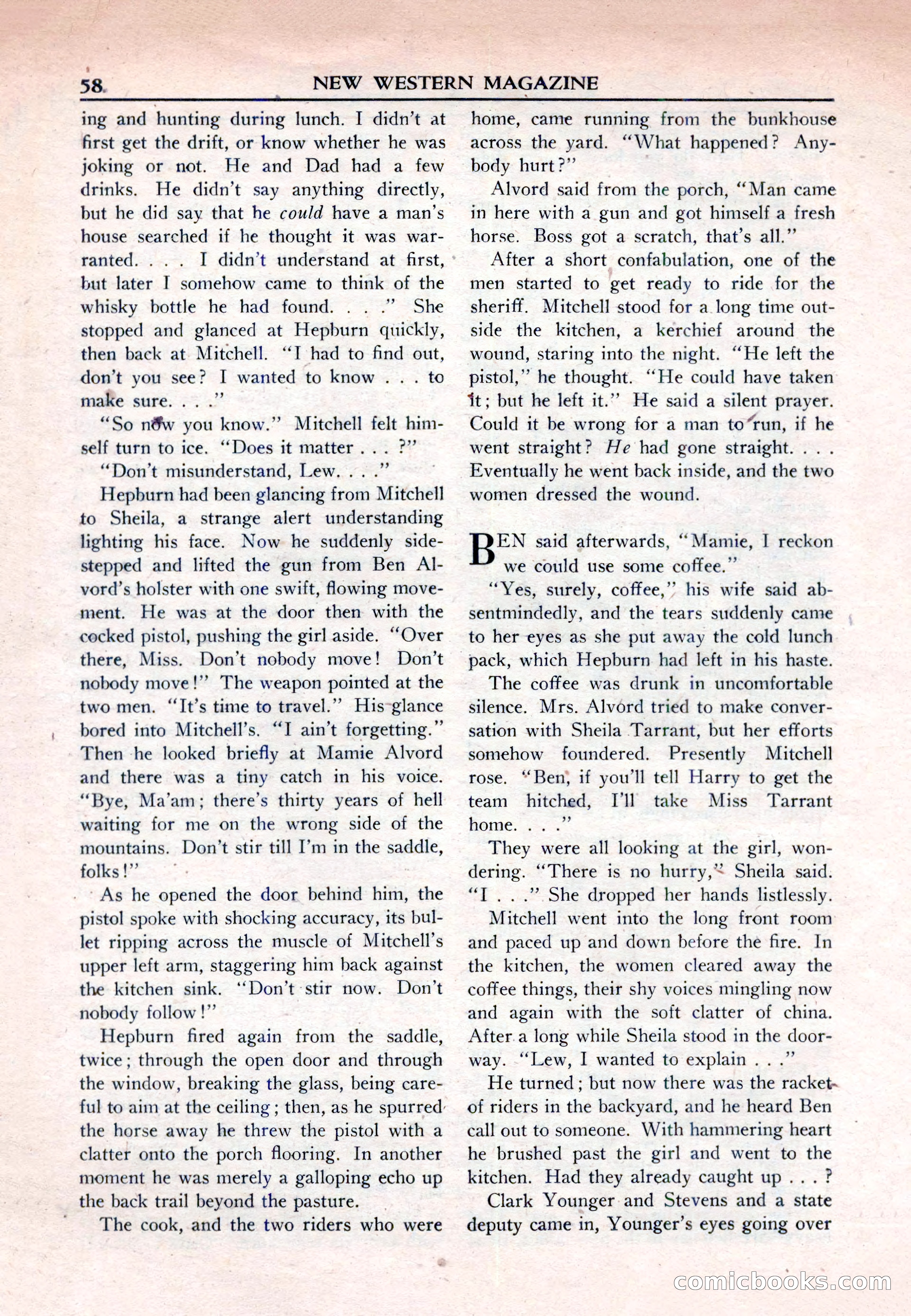 New Western Magazine, March 1953 — page 58 of 116