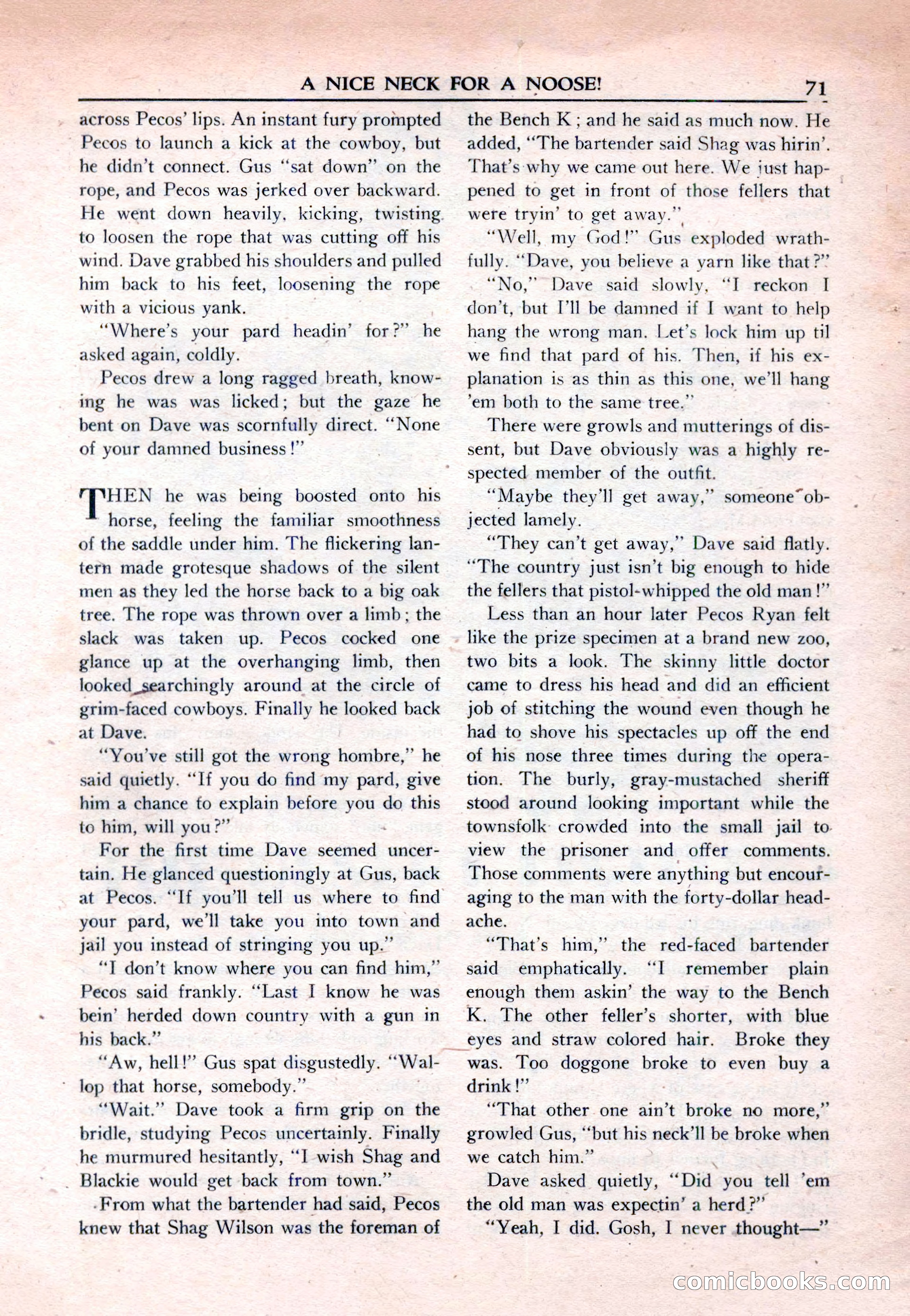 New Western Magazine, March 1953 — page 71 of 116