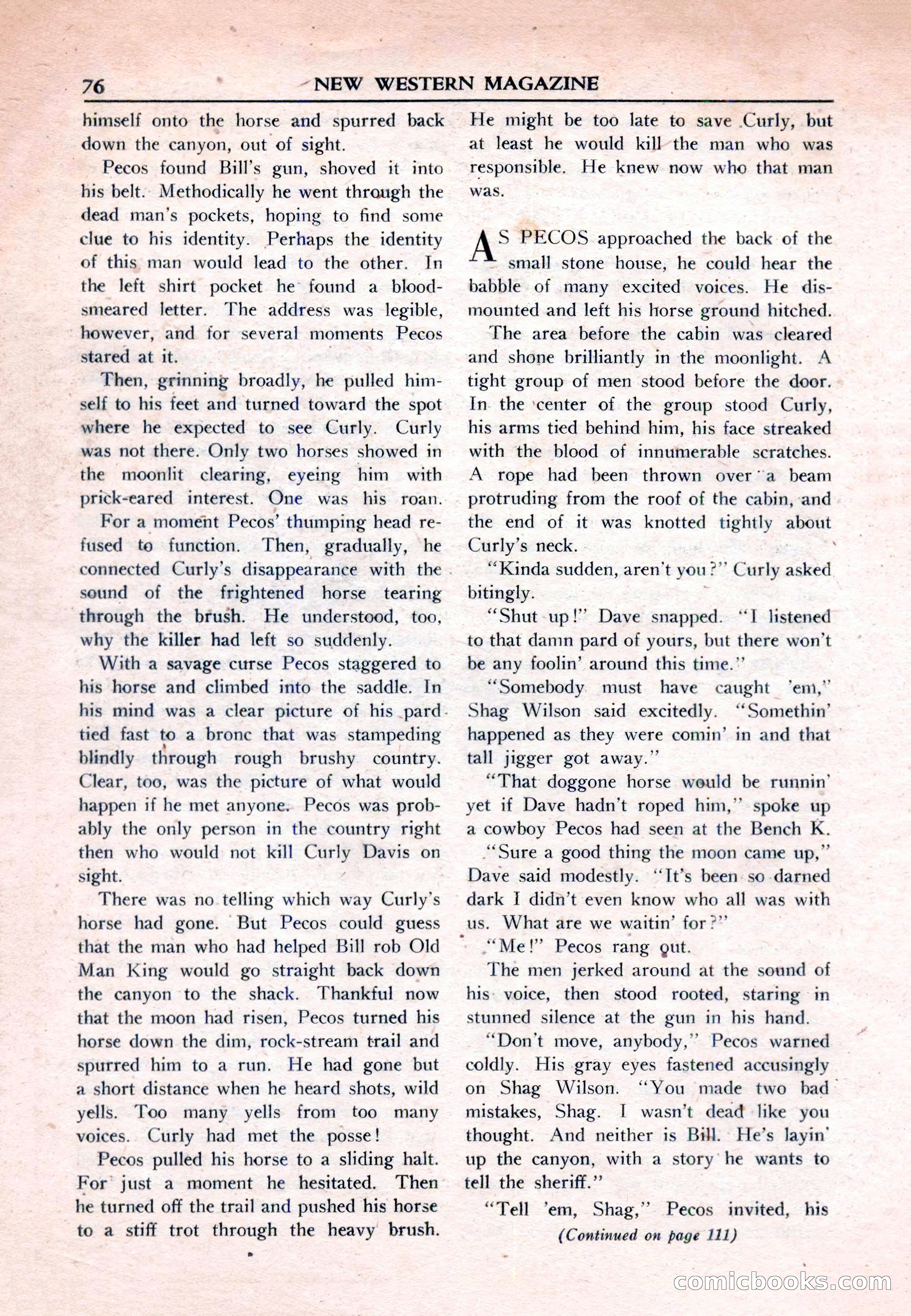 New Western Magazine, March 1953 — page 76 of 116