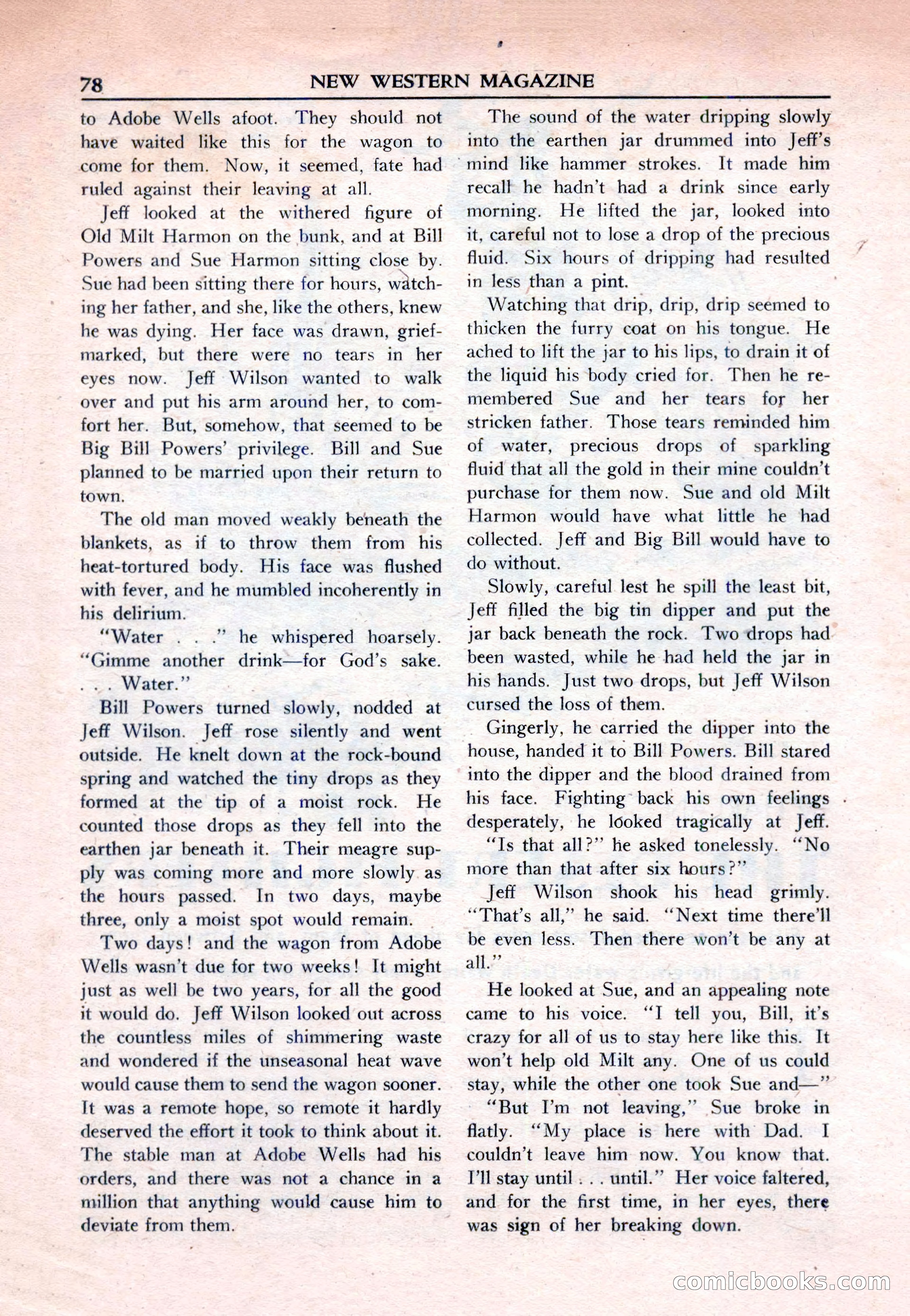 New Western Magazine, March 1953 — page 78 of 116
