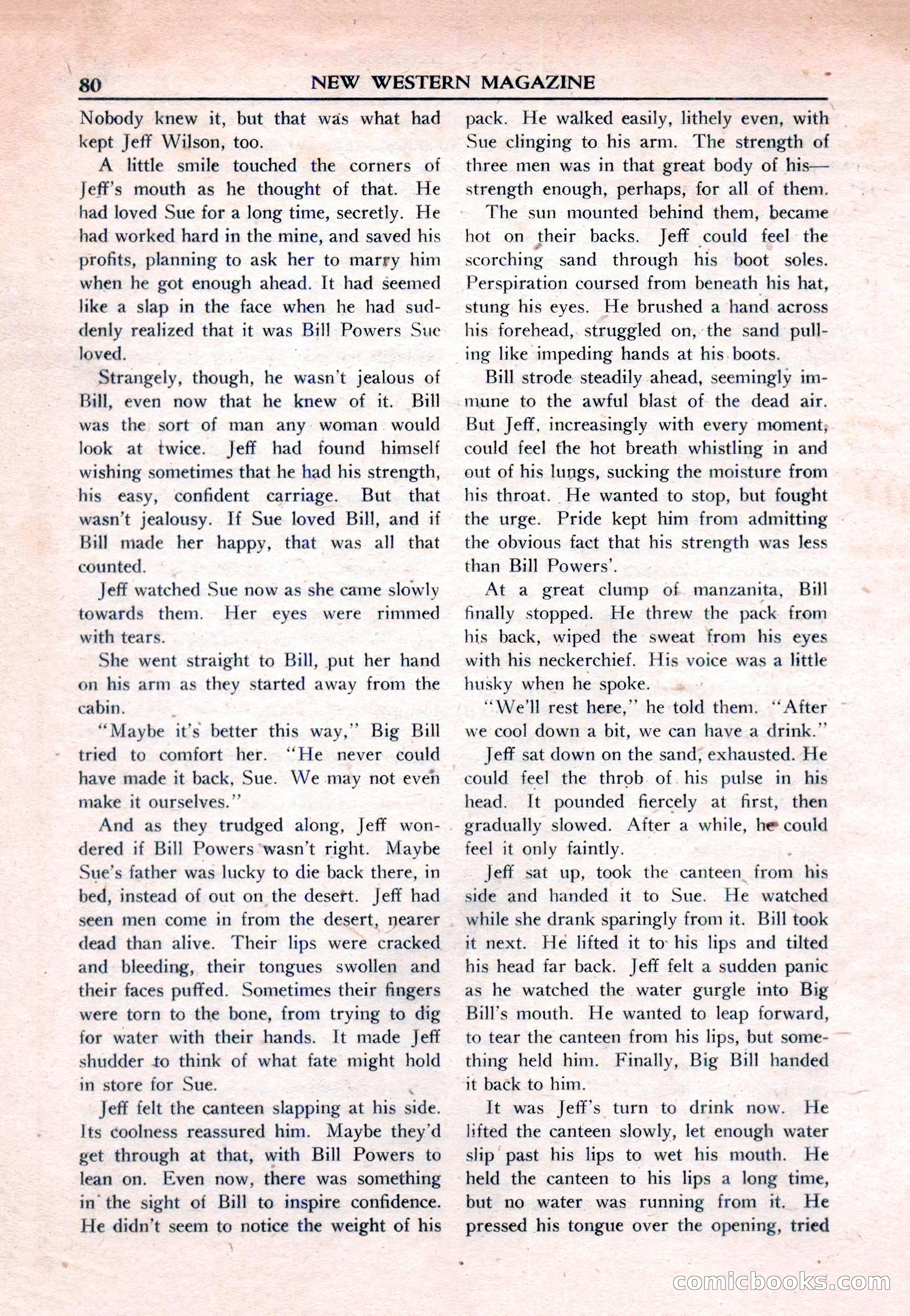 New Western Magazine, March 1953 — page 80 of 116