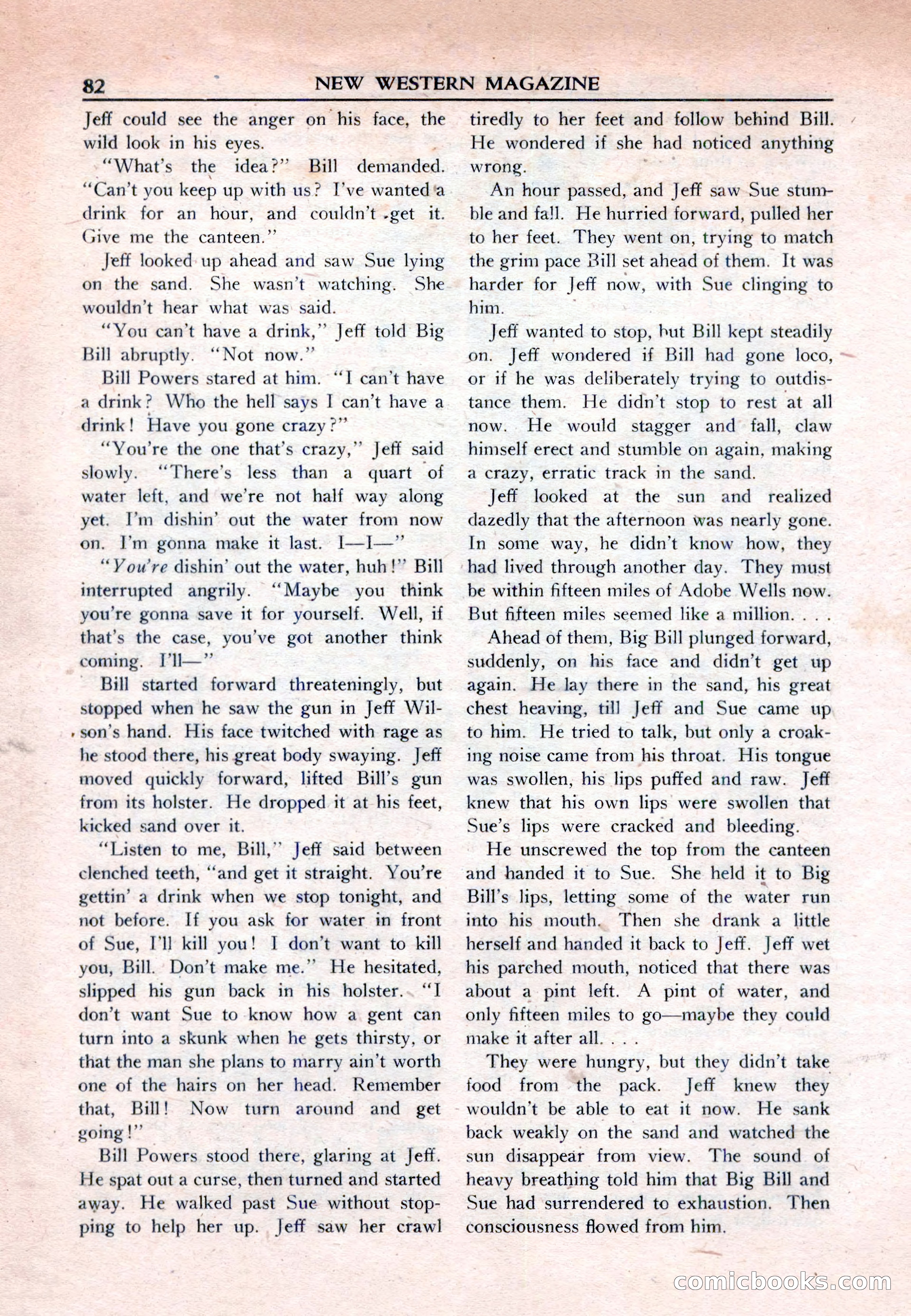 New Western Magazine, March 1953 — page 82 of 116