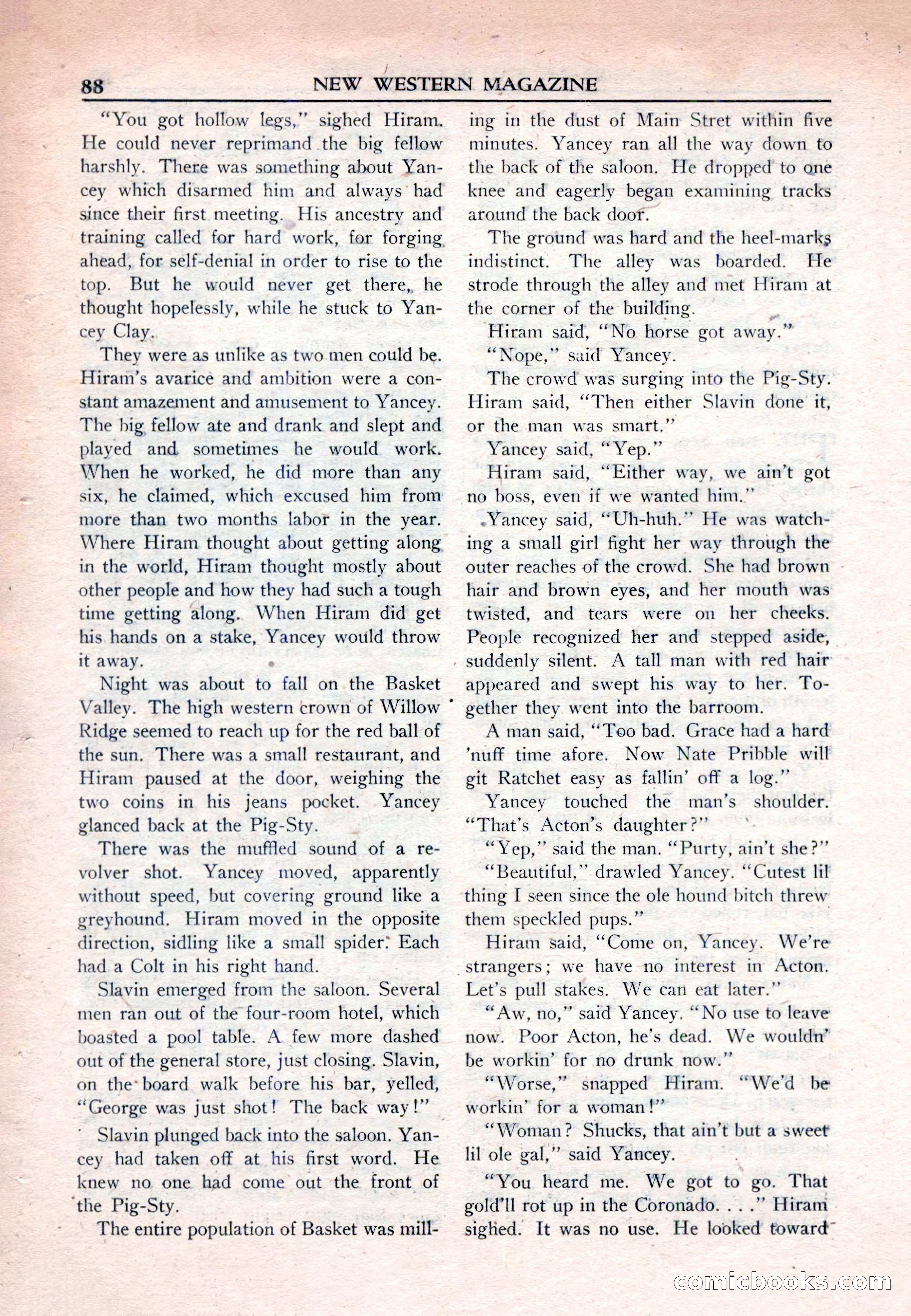 New Western Magazine, March 1953 — page 88 of 116
