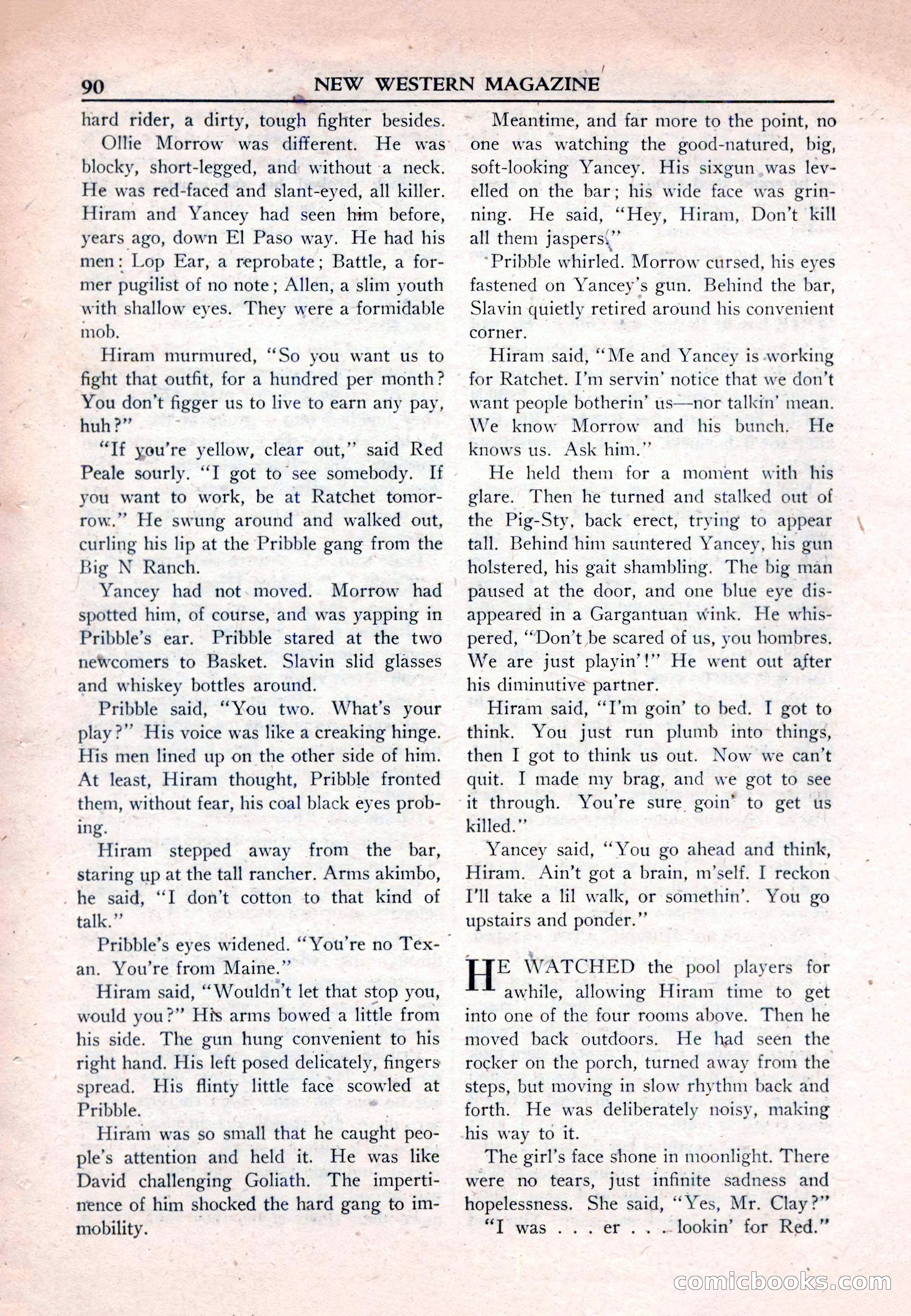 New Western Magazine, March 1953 — page 90 of 116