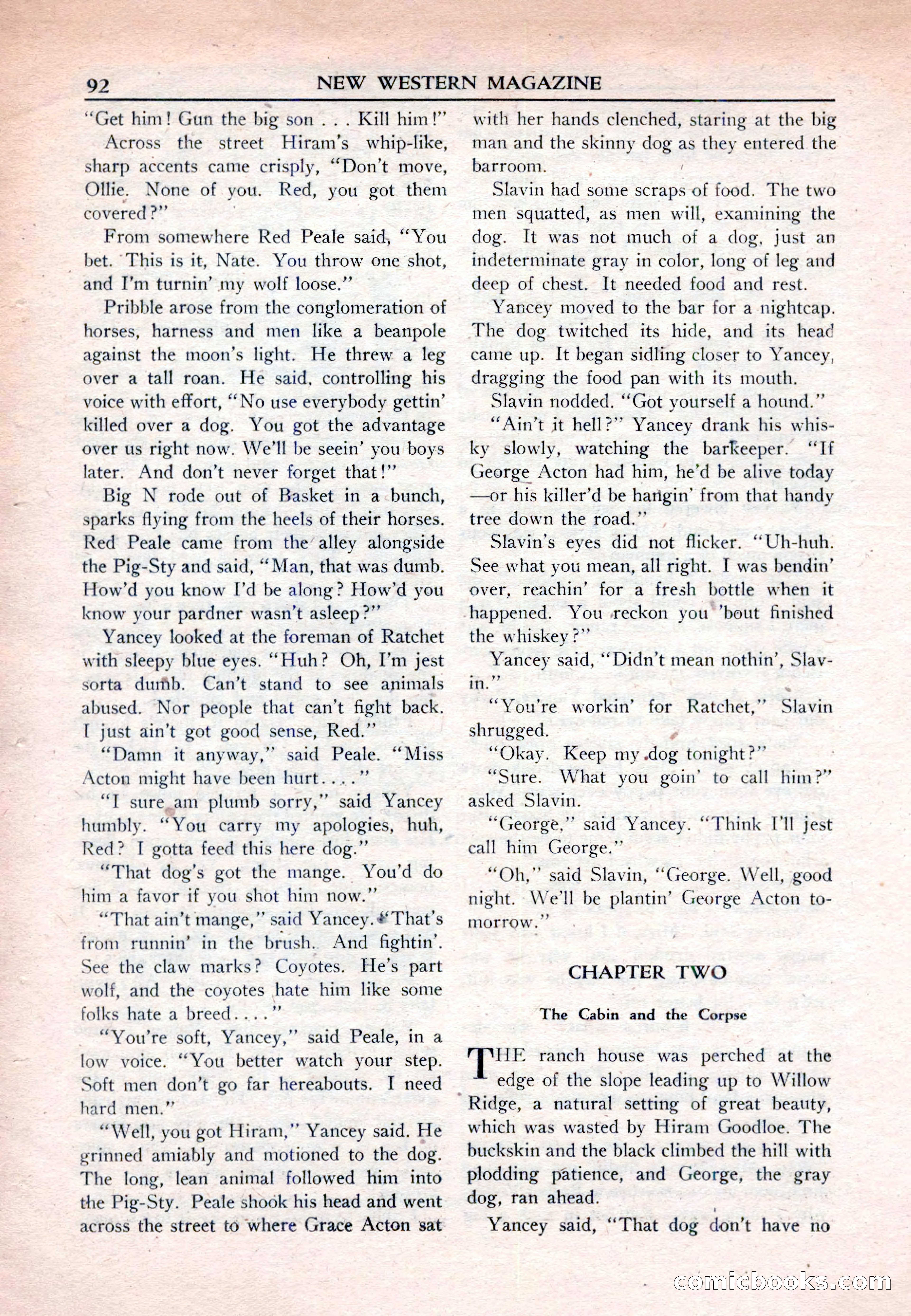 New Western Magazine, March 1953 — page 92 of 116