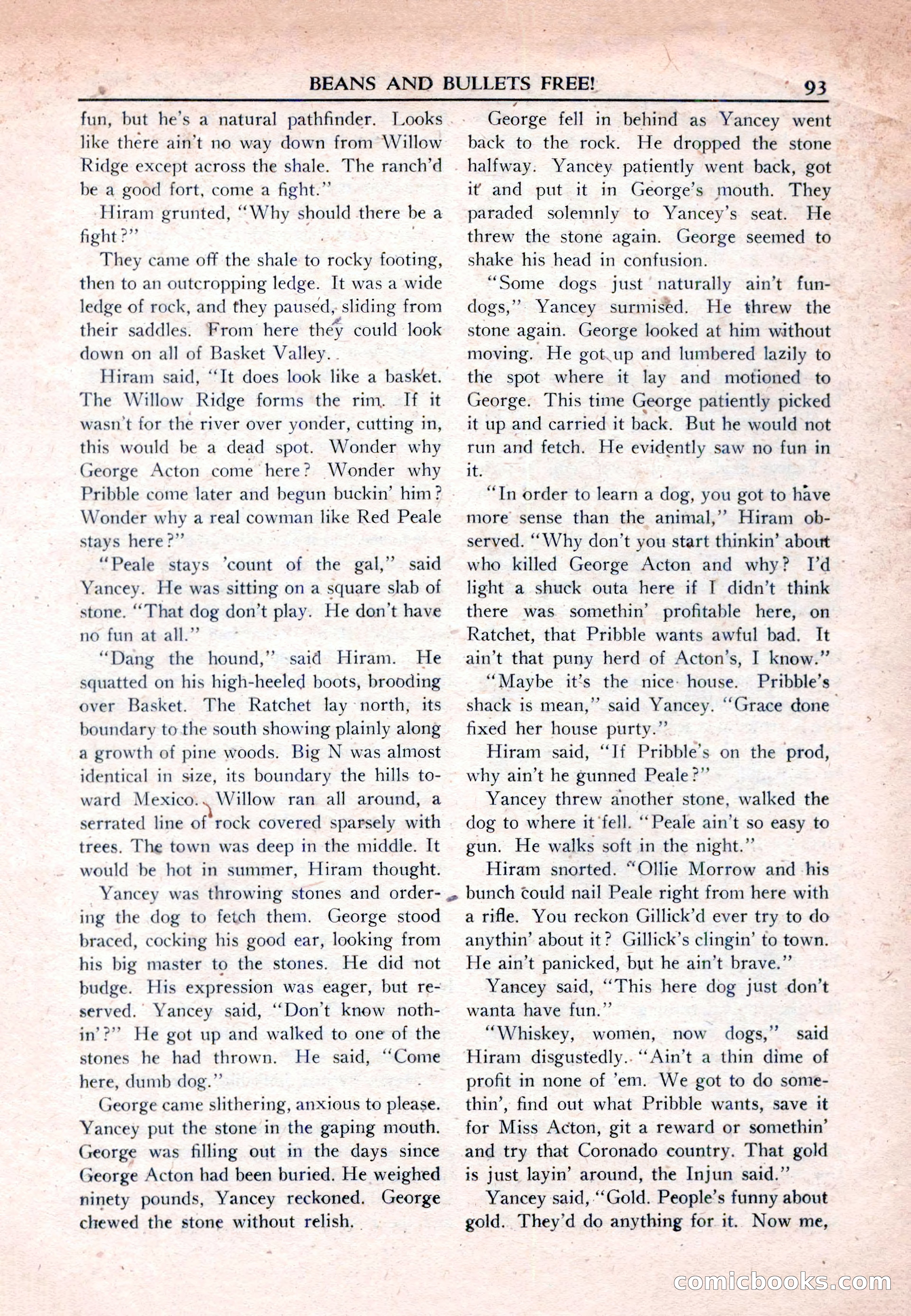 New Western Magazine, March 1953 — page 93 of 116