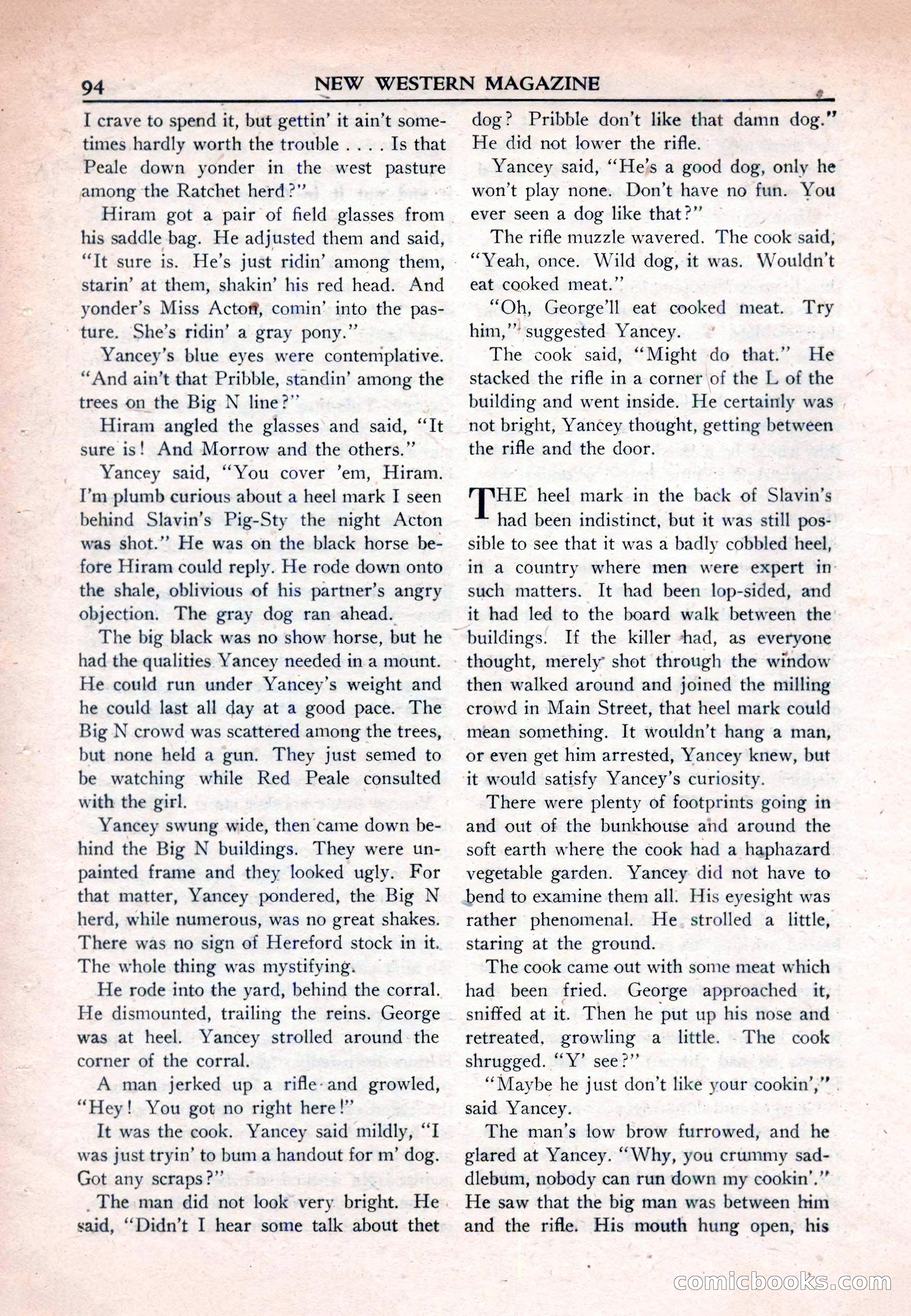 New Western Magazine, March 1953 — page 94 of 116