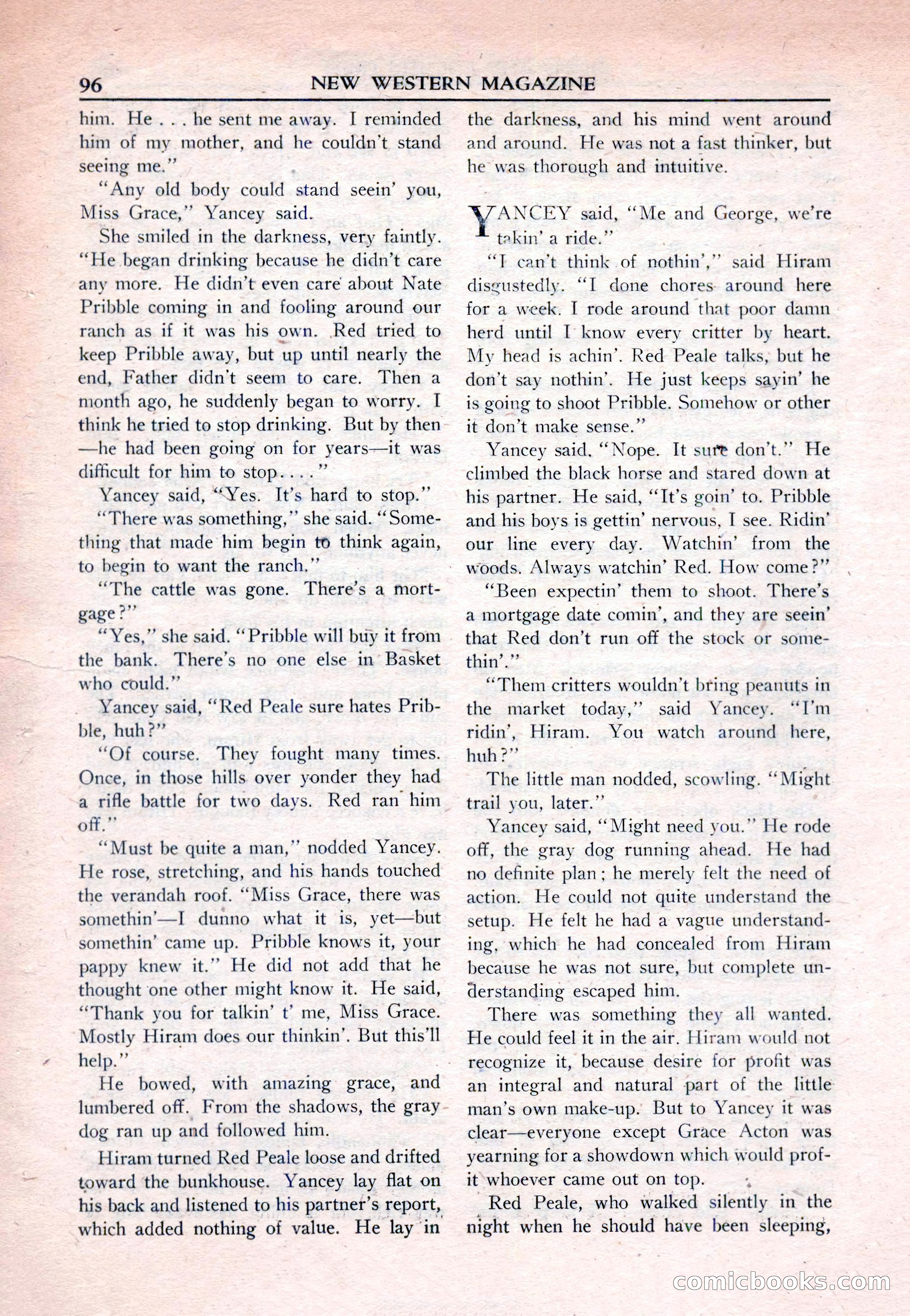 New Western Magazine, March 1953 — page 96 of 116