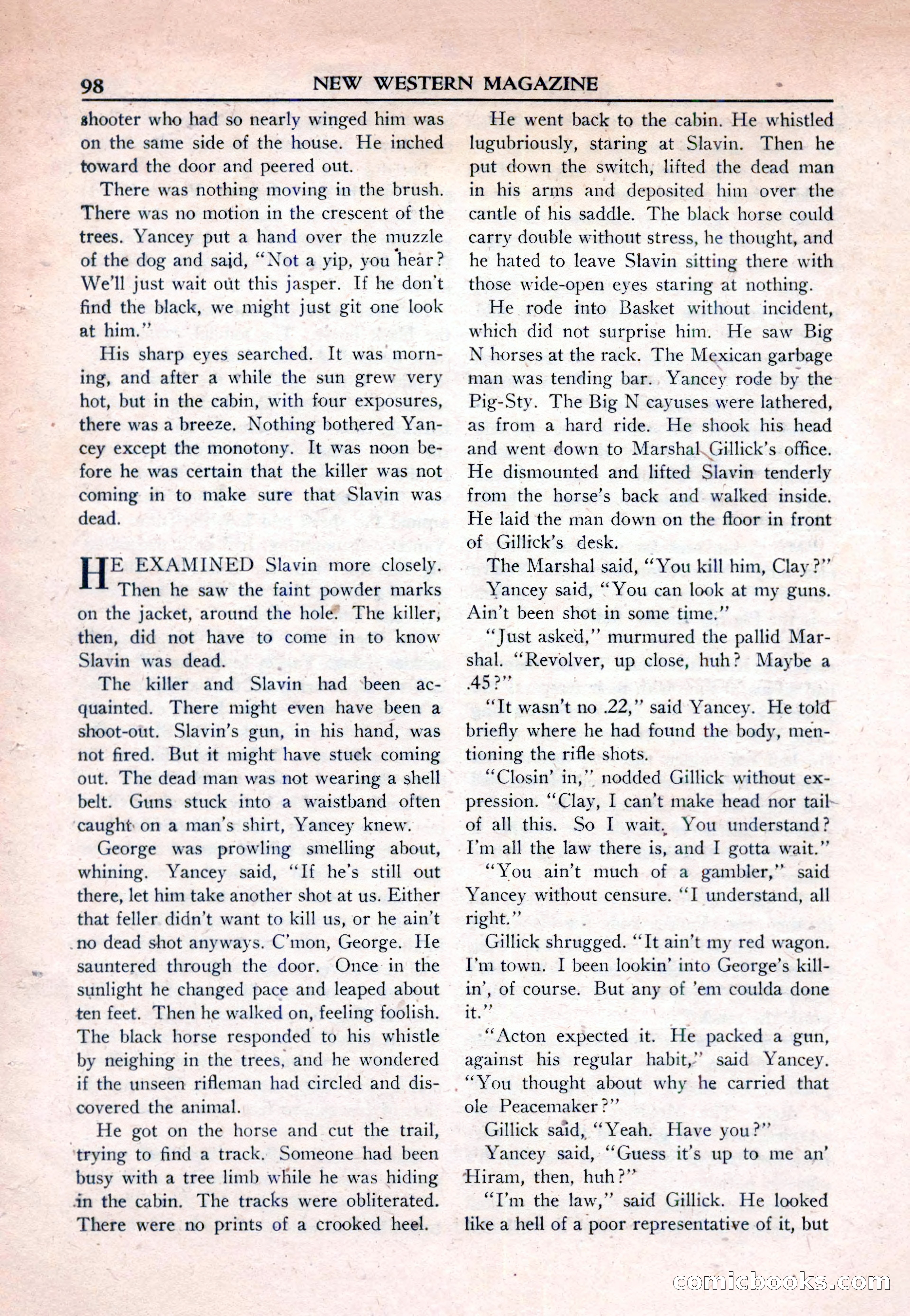 New Western Magazine, March 1953 — page 98 of 116