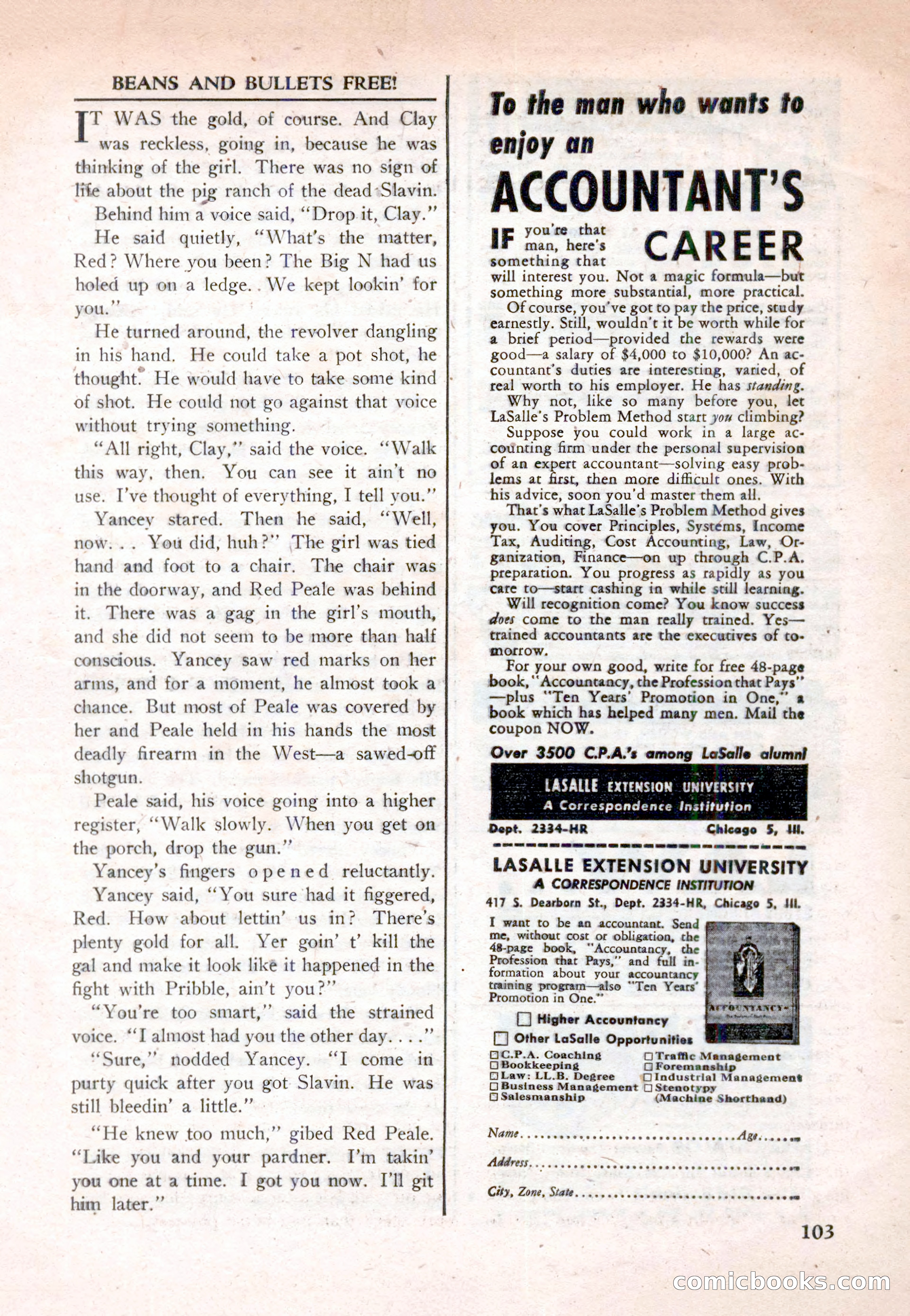 New Western Magazine, March 1953 — page 103 of 116