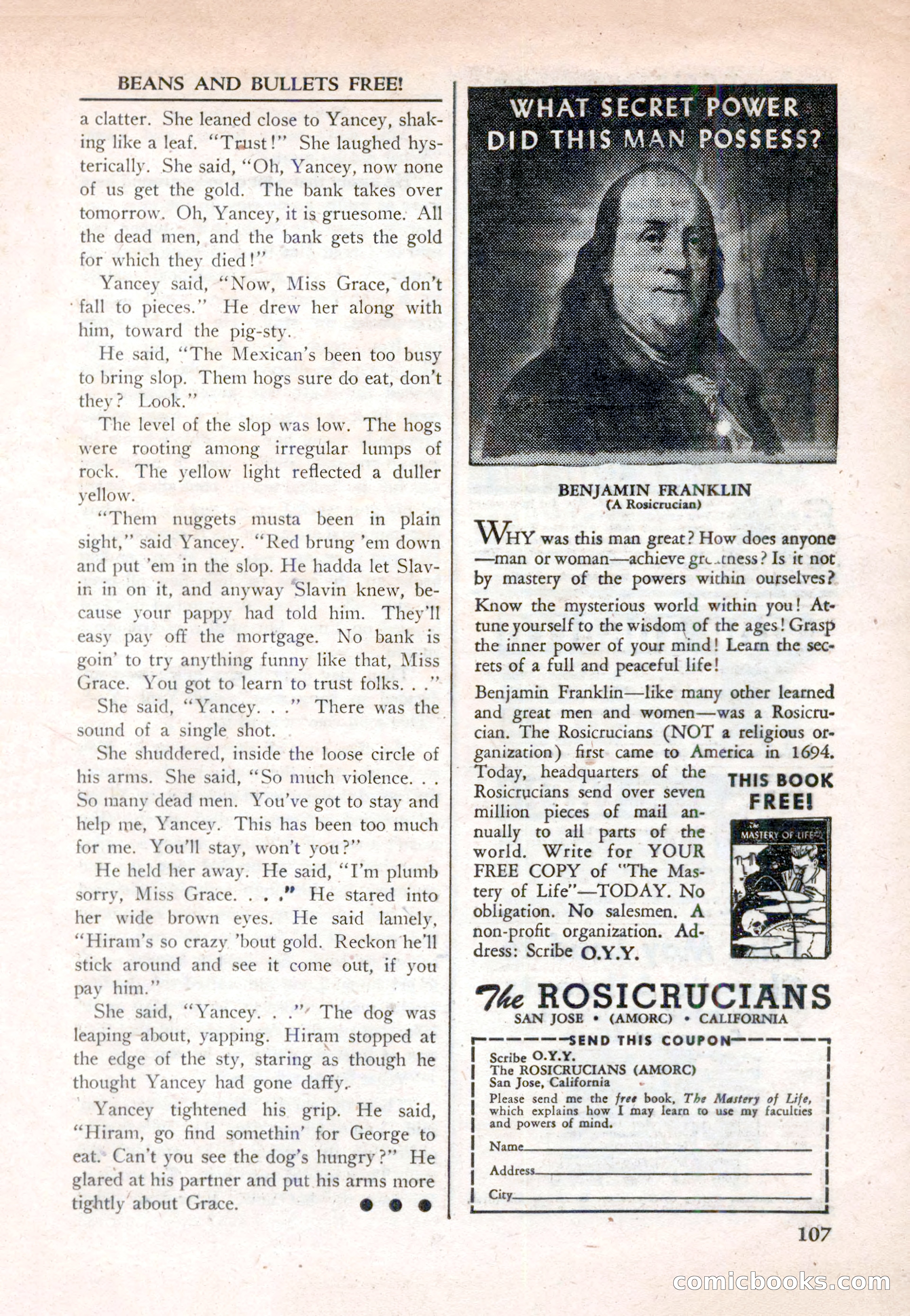 New Western Magazine, March 1953 — page 107 of 116