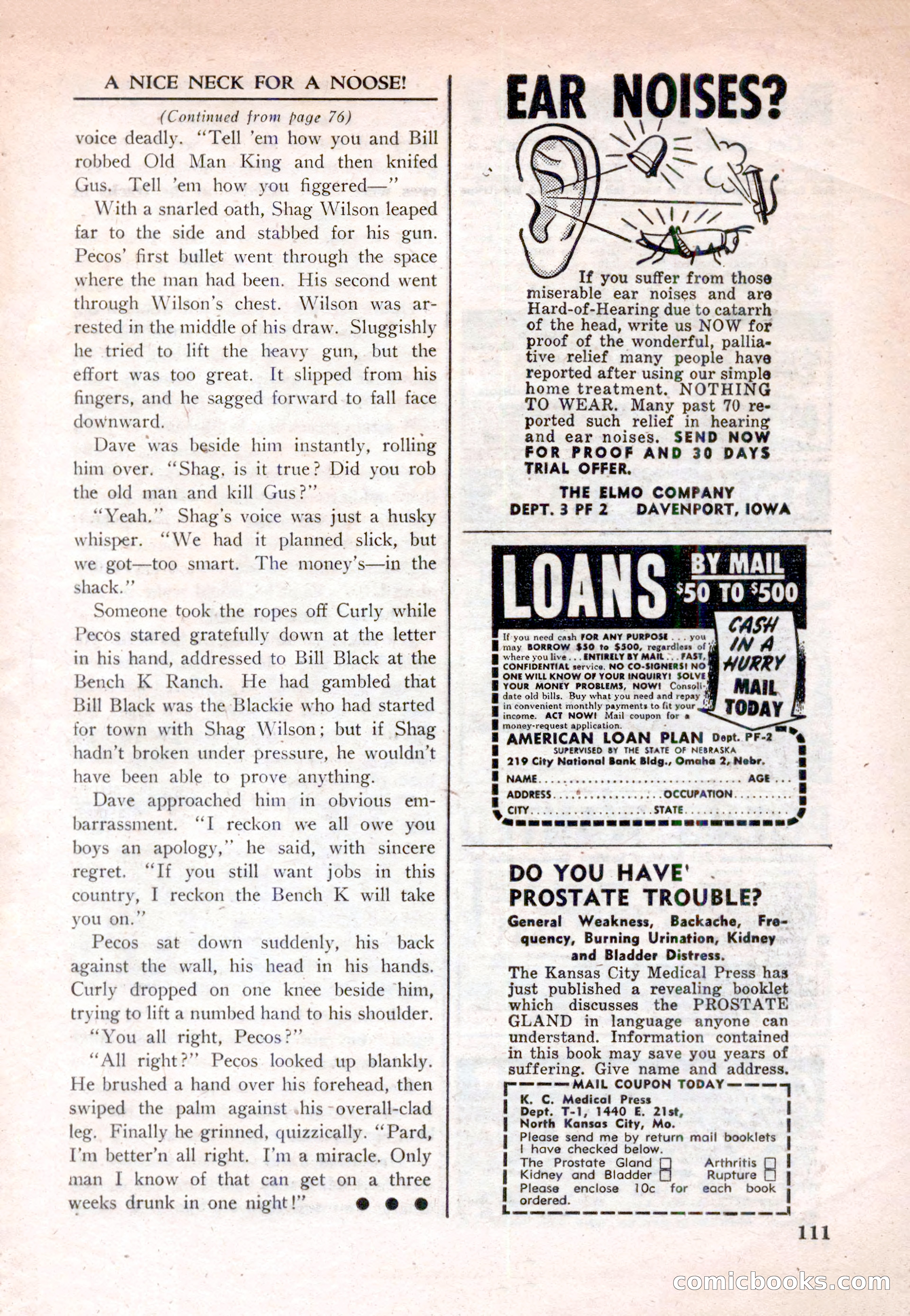 New Western Magazine, March 1953 — page 111 of 116
