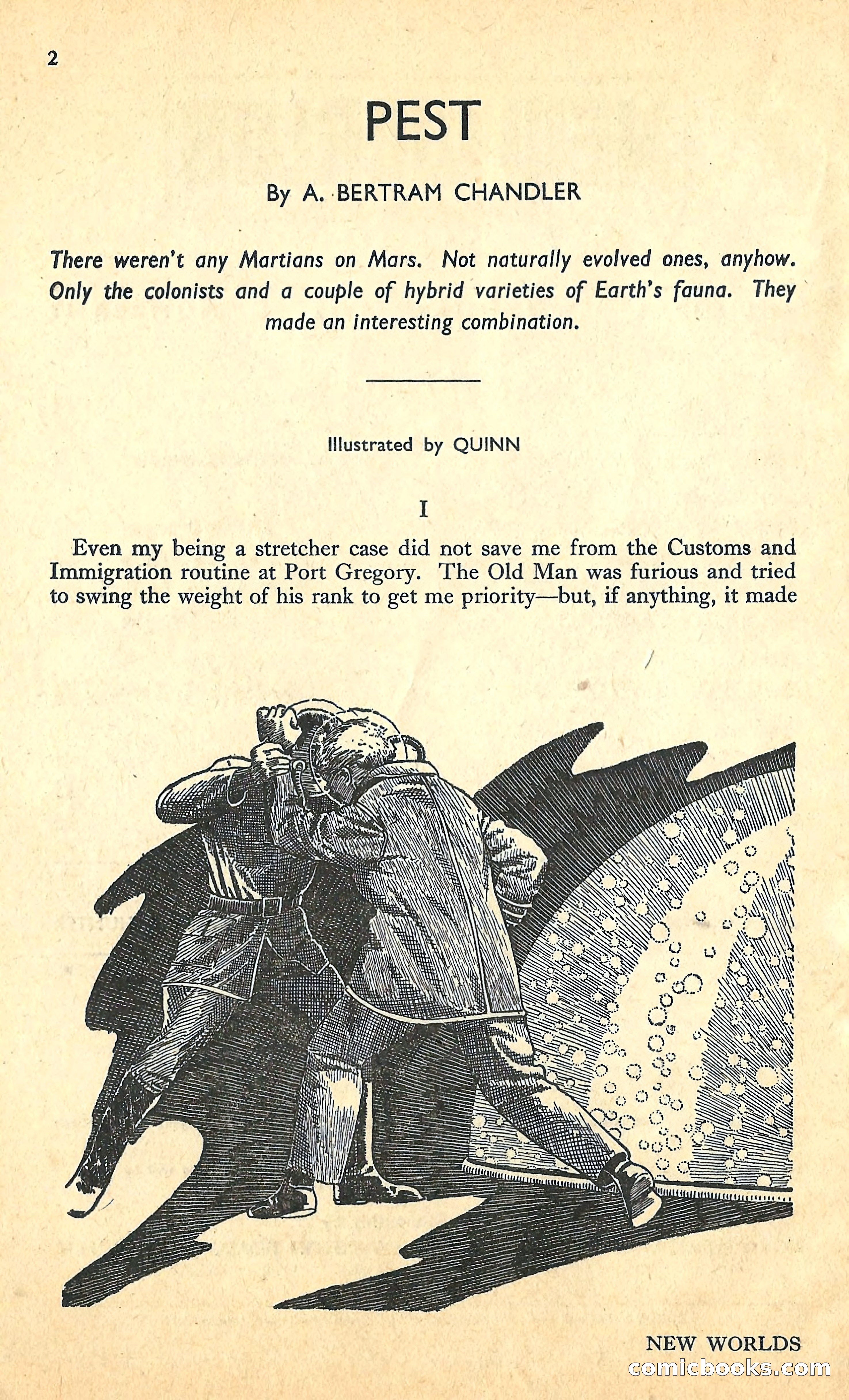New Worlds, January 1952 — page 4 of 100