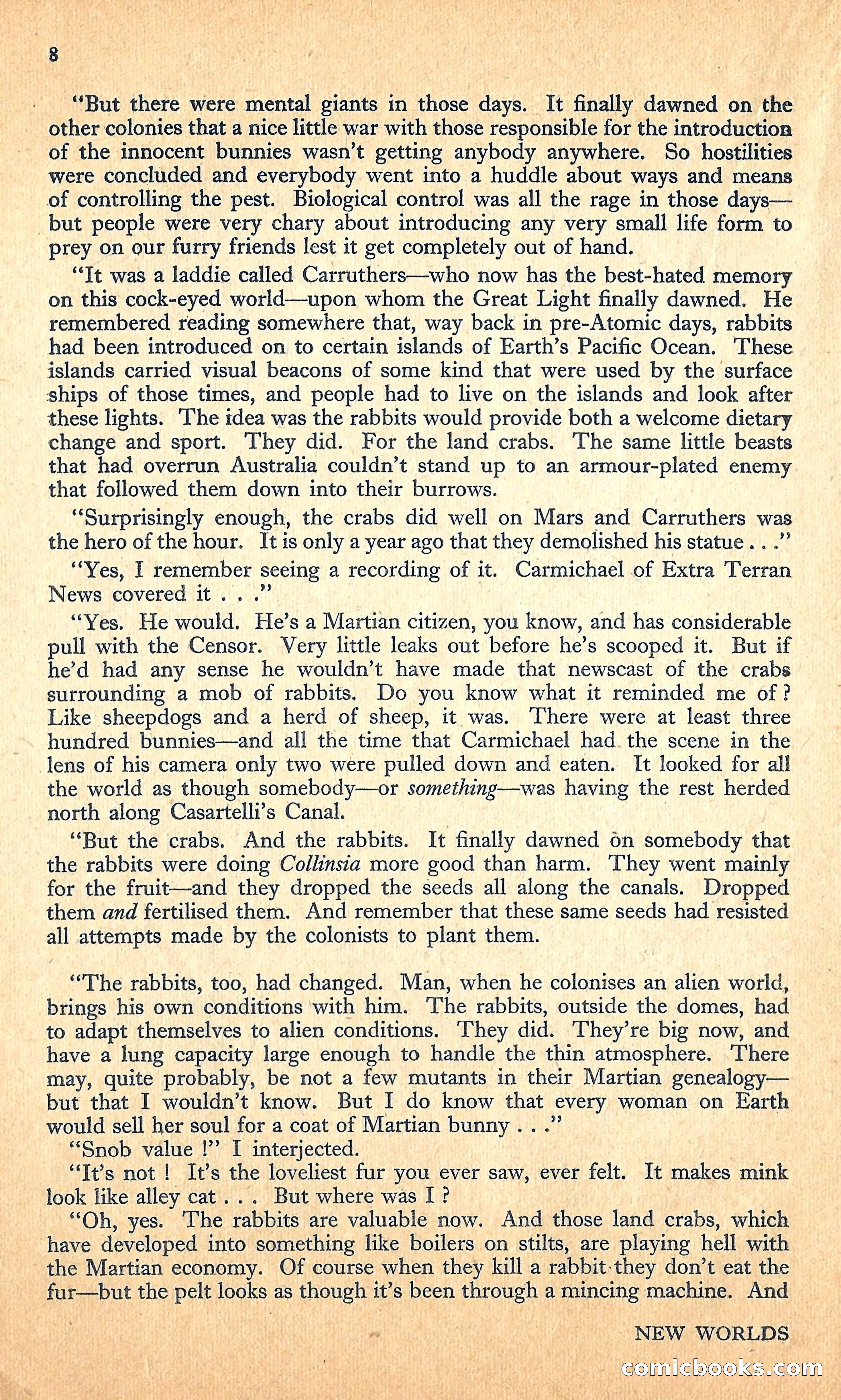 New Worlds, January 1952 — page 10 of 100