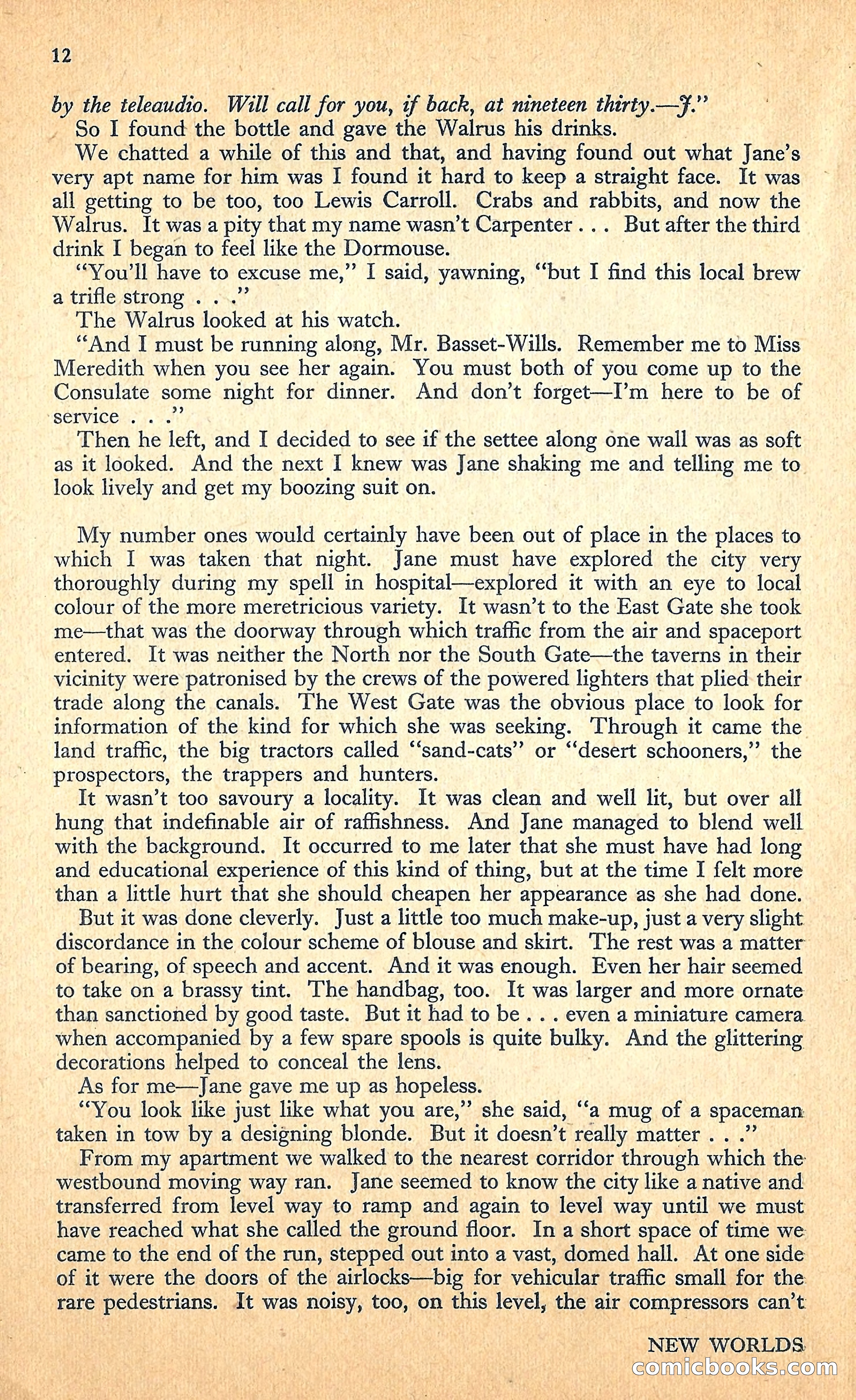 New Worlds, January 1952 — page 14 of 100