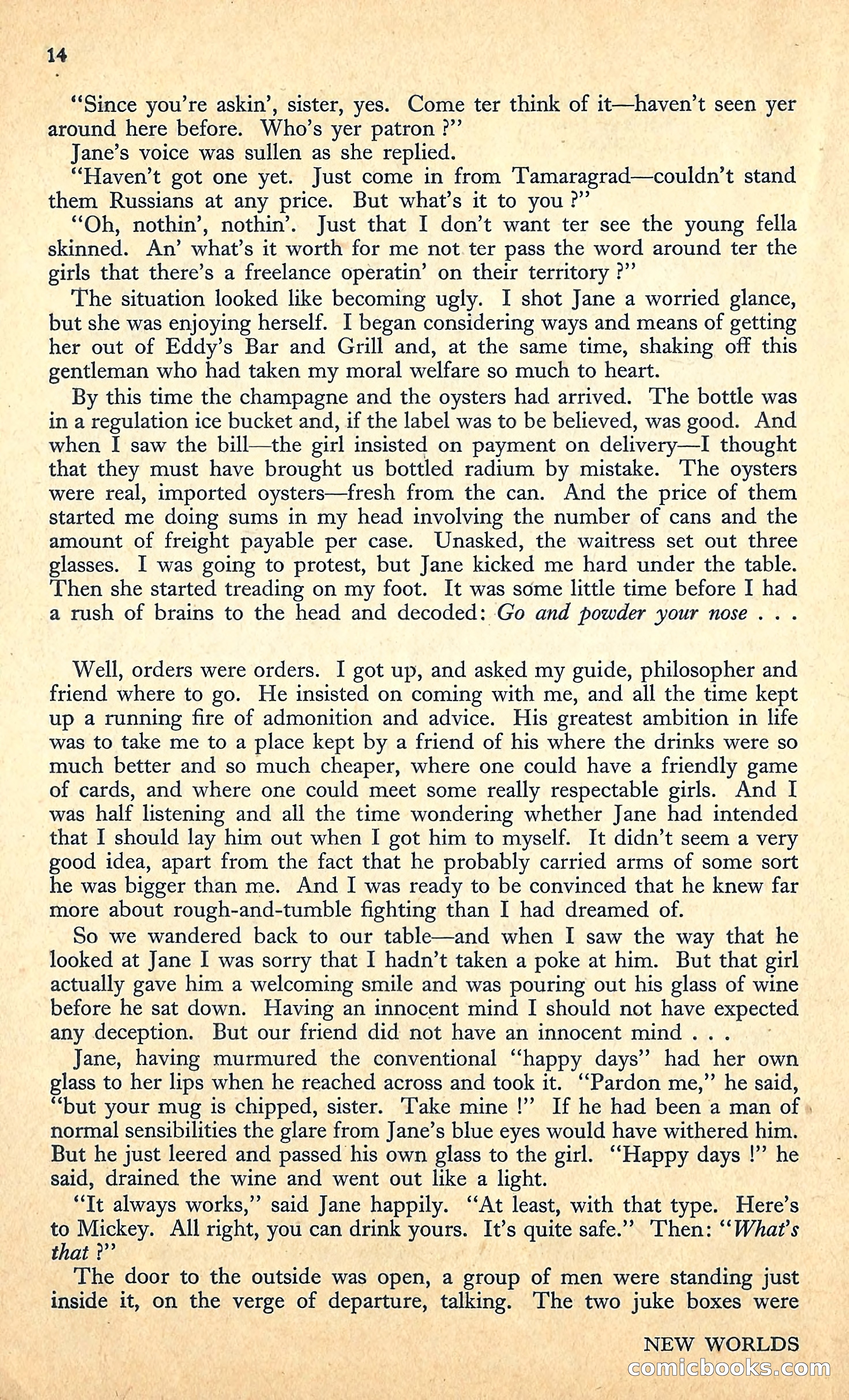 New Worlds, January 1952 — page 16 of 100