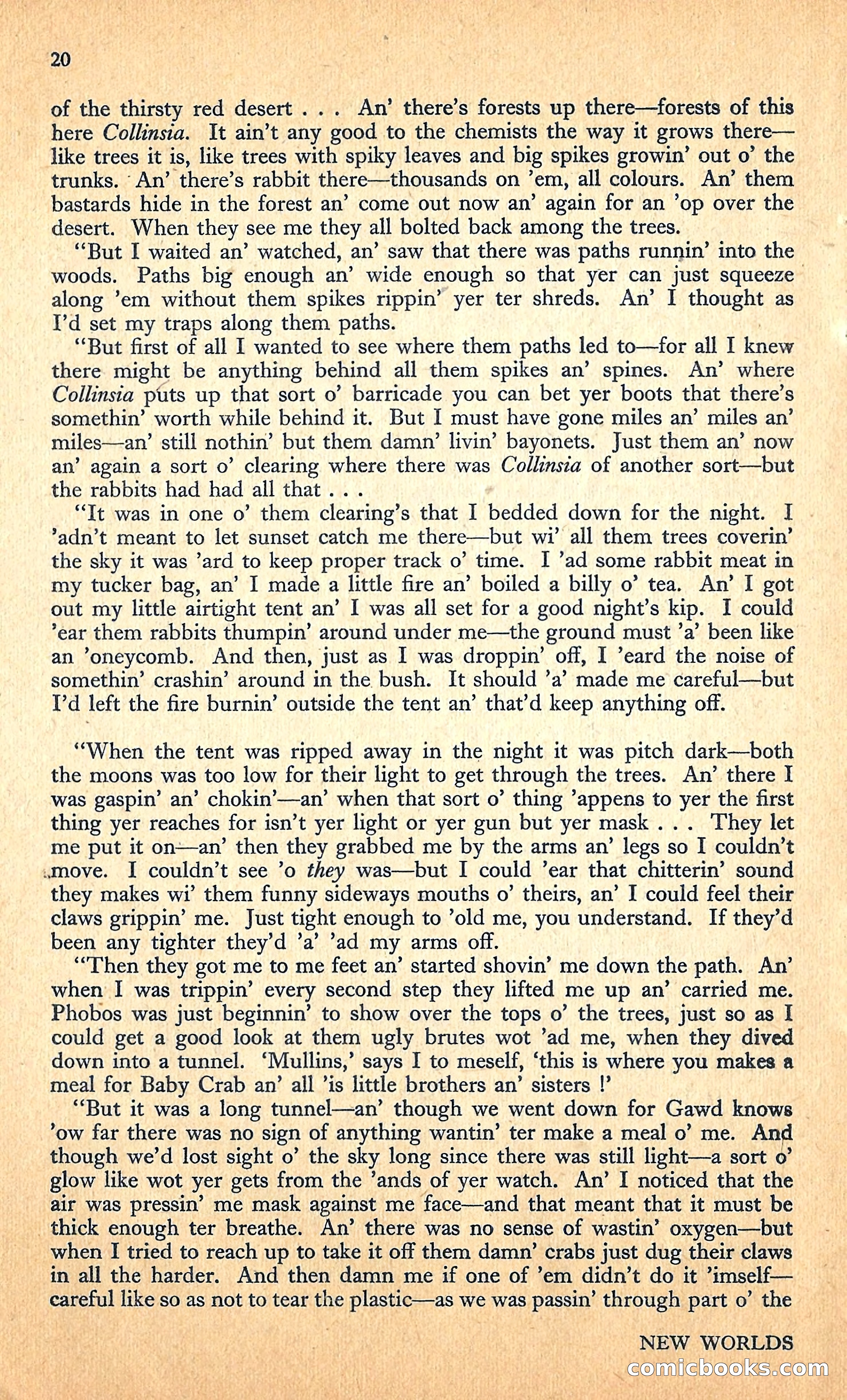 New Worlds, January 1952 — page 22 of 100