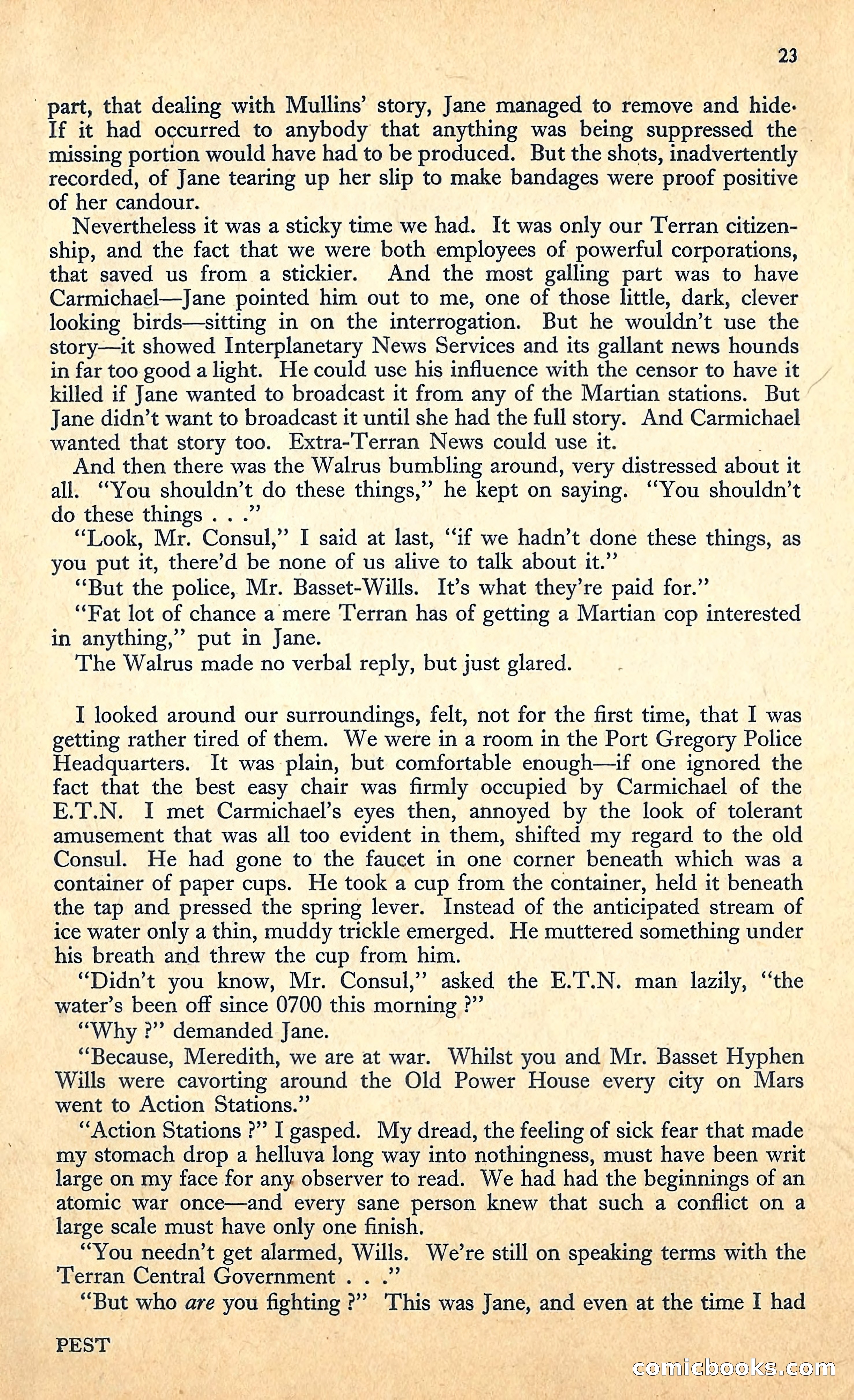 New Worlds, January 1952 — page 25 of 100