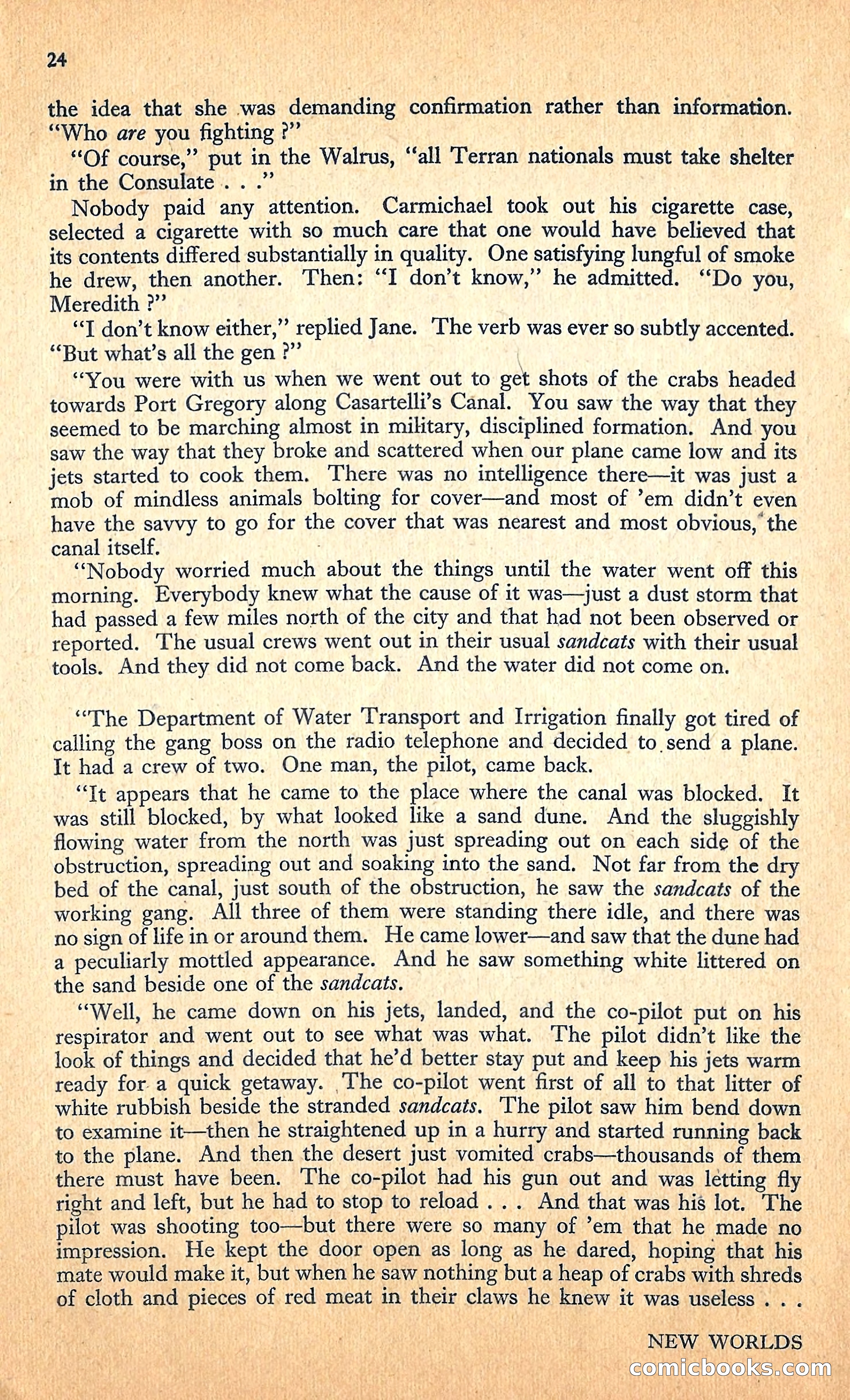 New Worlds, January 1952 — page 26 of 100