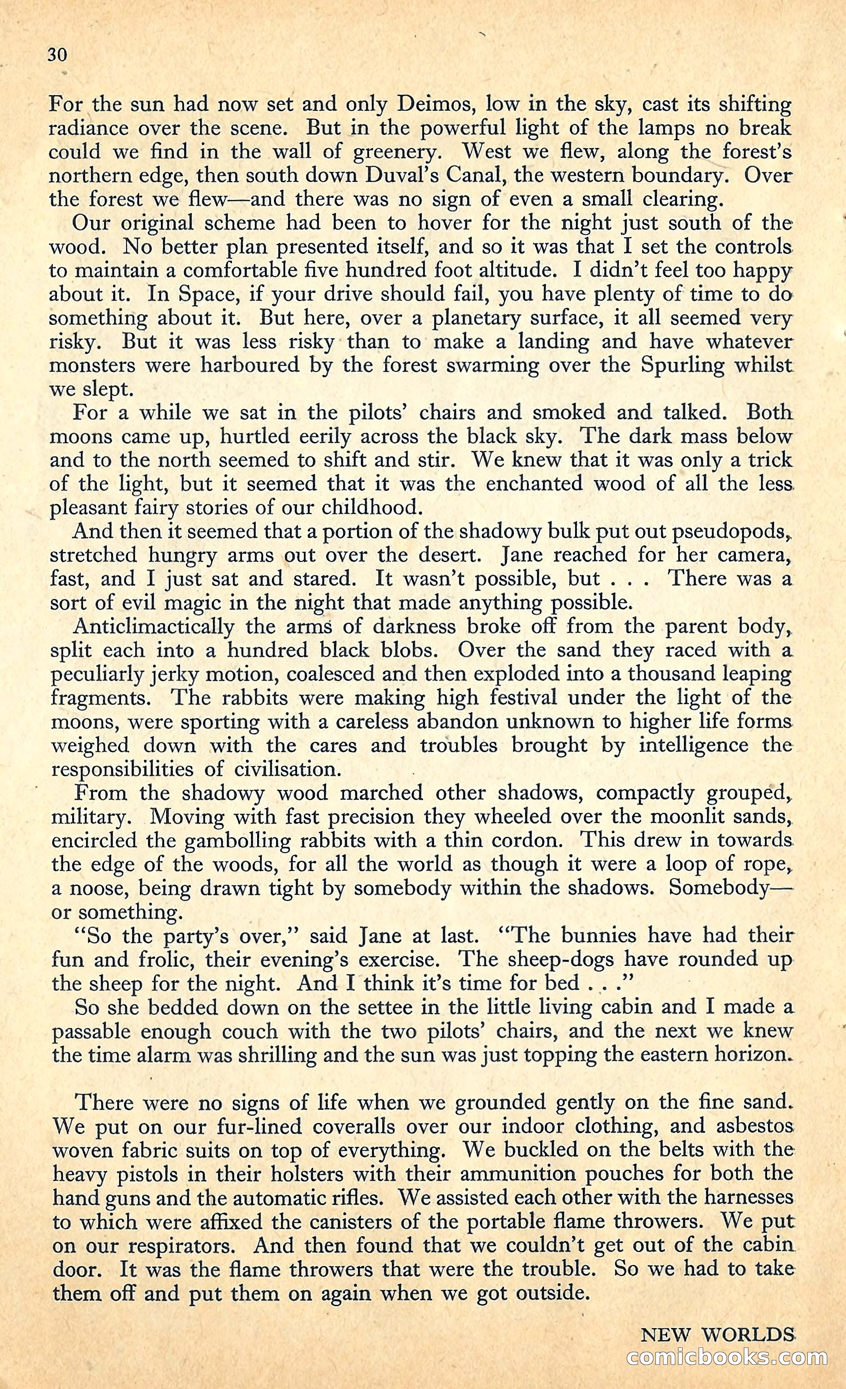 New Worlds, January 1952 — page 32 of 100